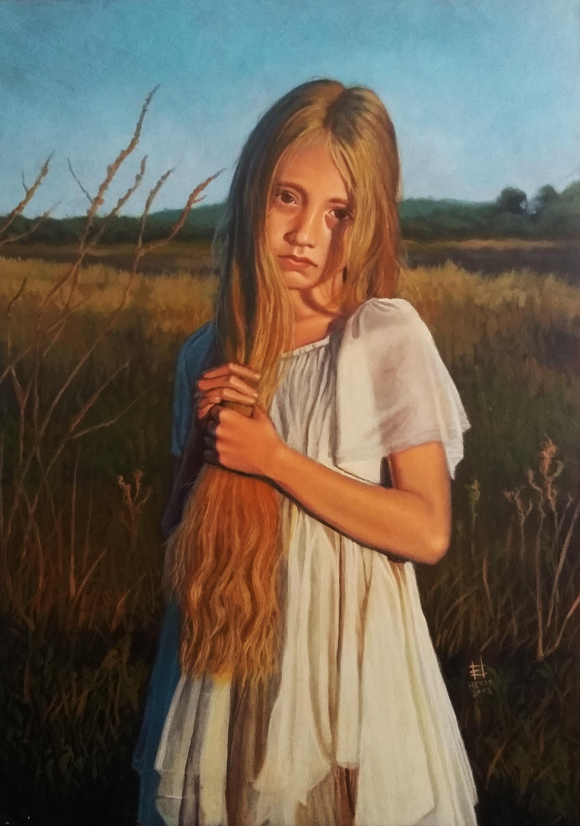 [Art for Sale] Last Light of Summer, oil on canvas, 50cm x 70cm r