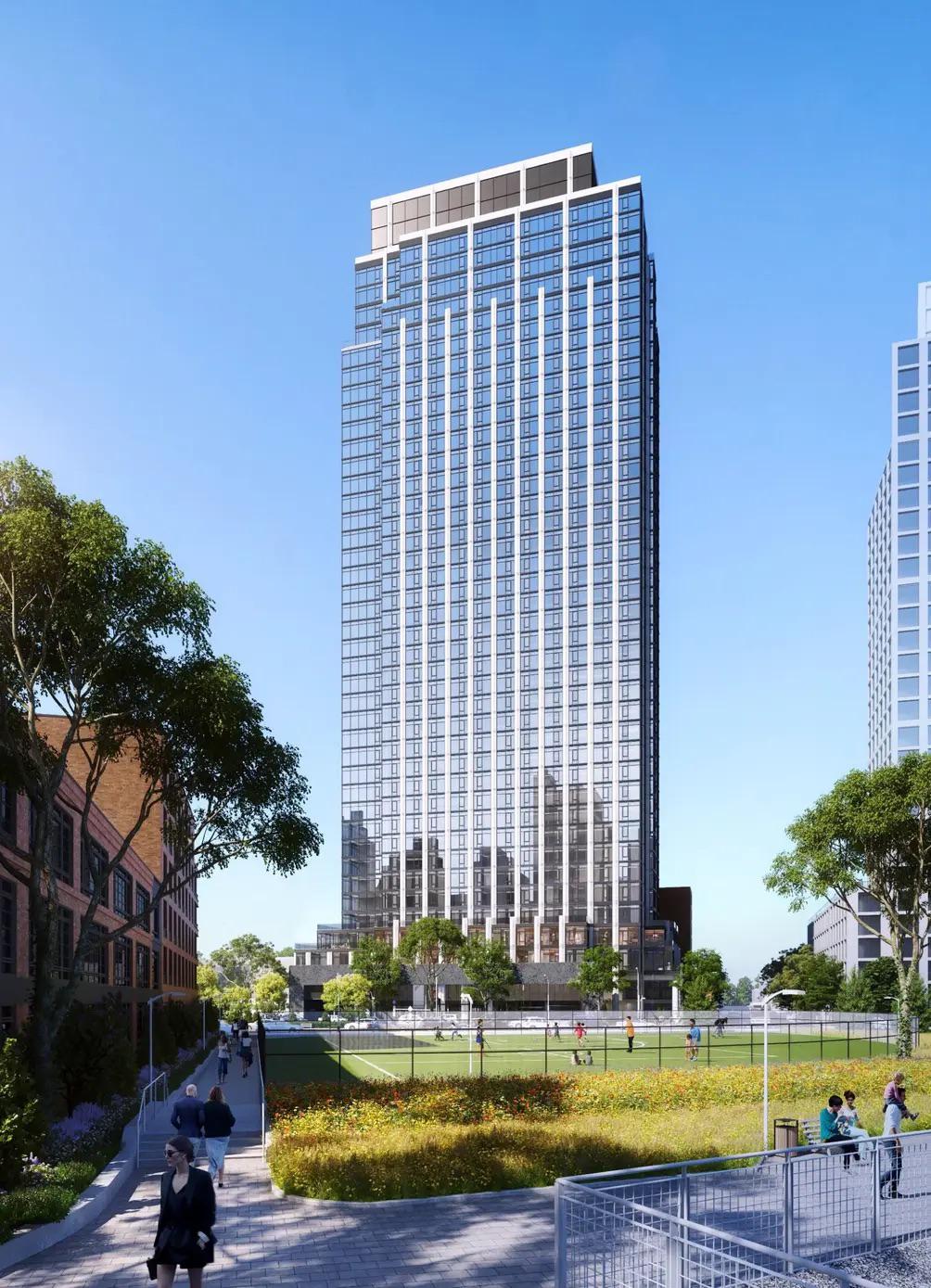 40story tower to rise at 16 Dupont in Greenpoint with 380 apts incl