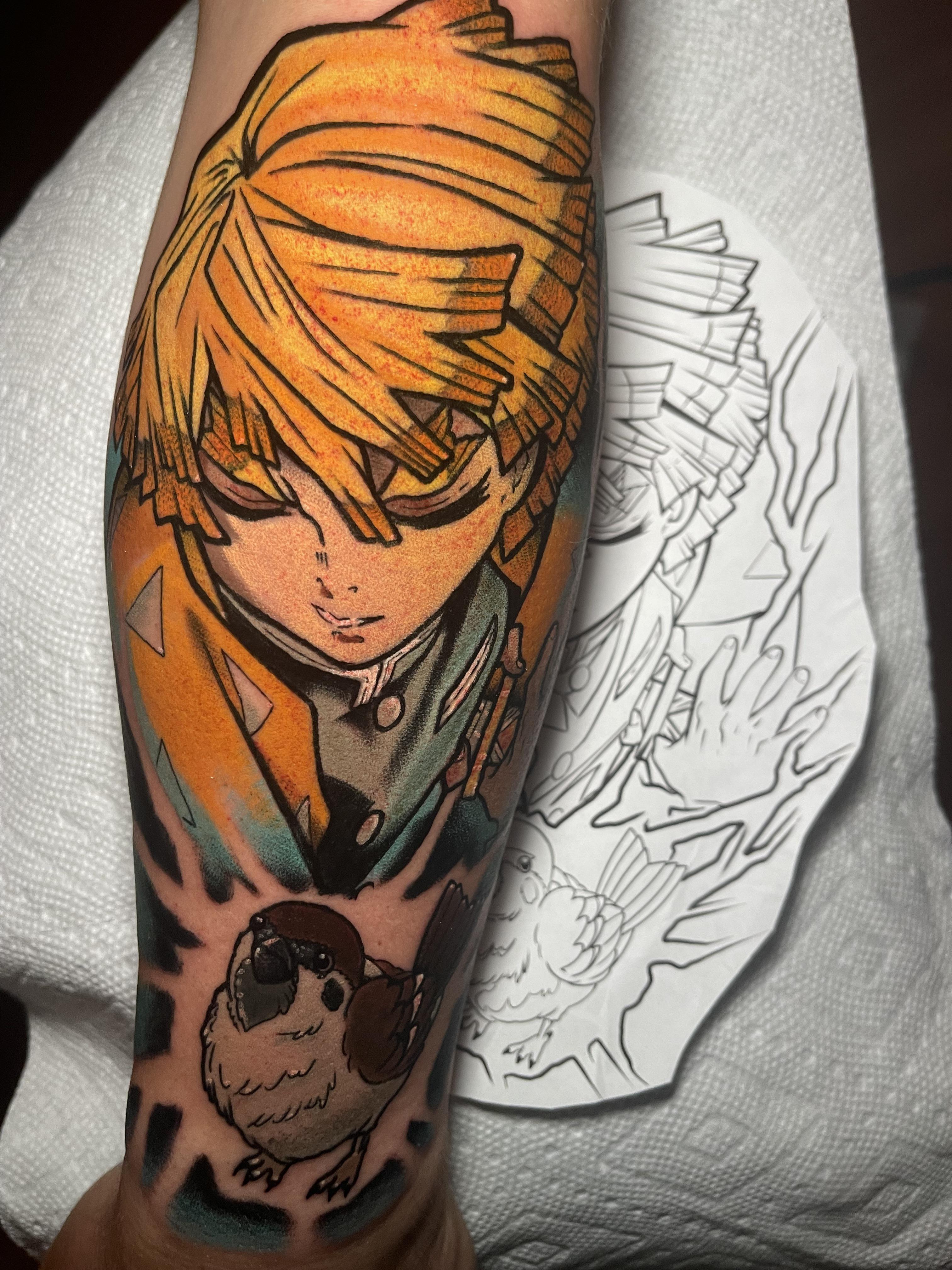 Some Recent Demon Slayer Tattoos I've Had The Opportunity To Do. Thanks For Looking! Instagram.com/Ahopkinstattoo : R/Kimetsunoyaiba 4032_x_3024_jpg