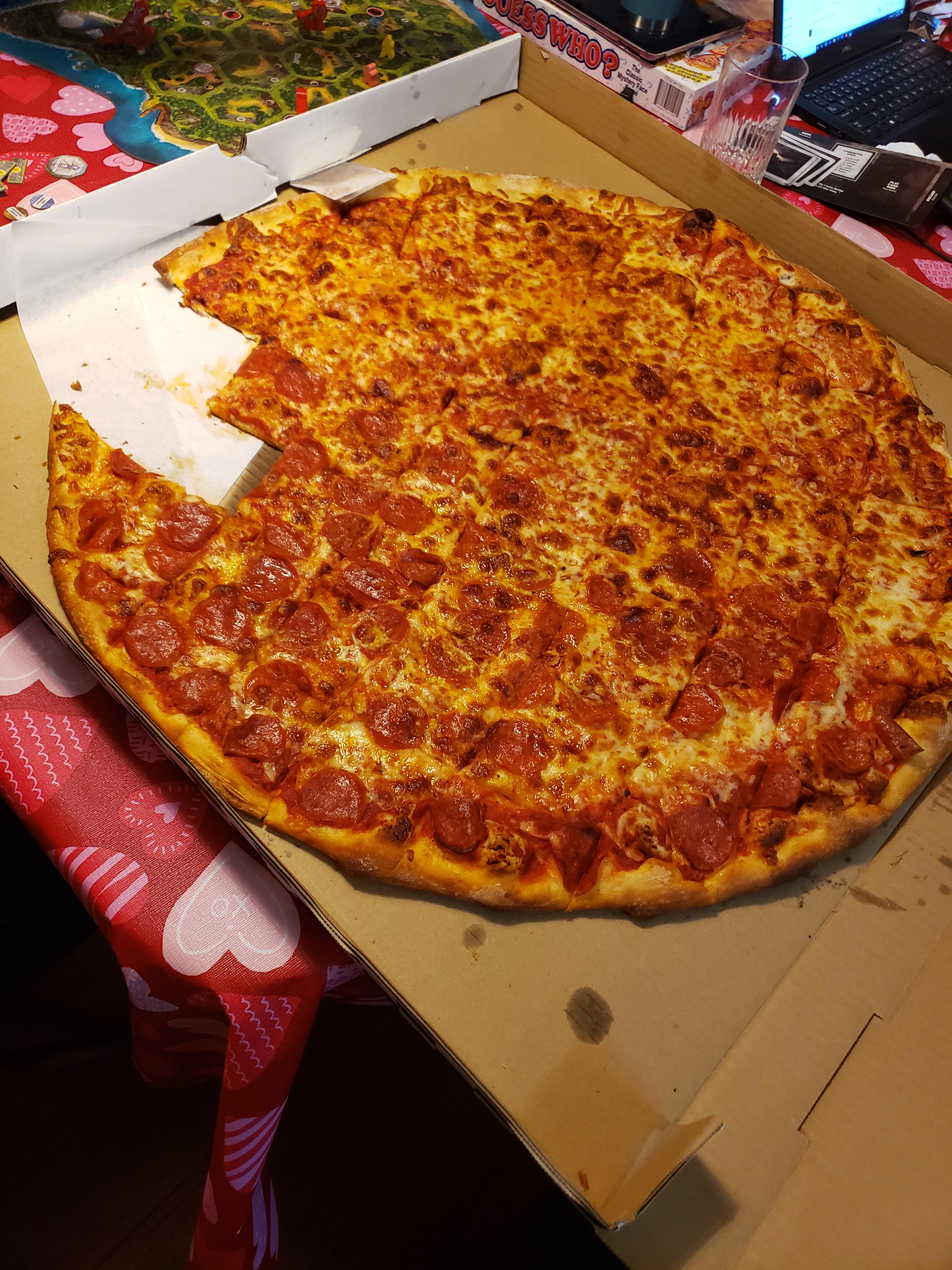 Biggest pizza from my local Pizzeria. r/Pizza