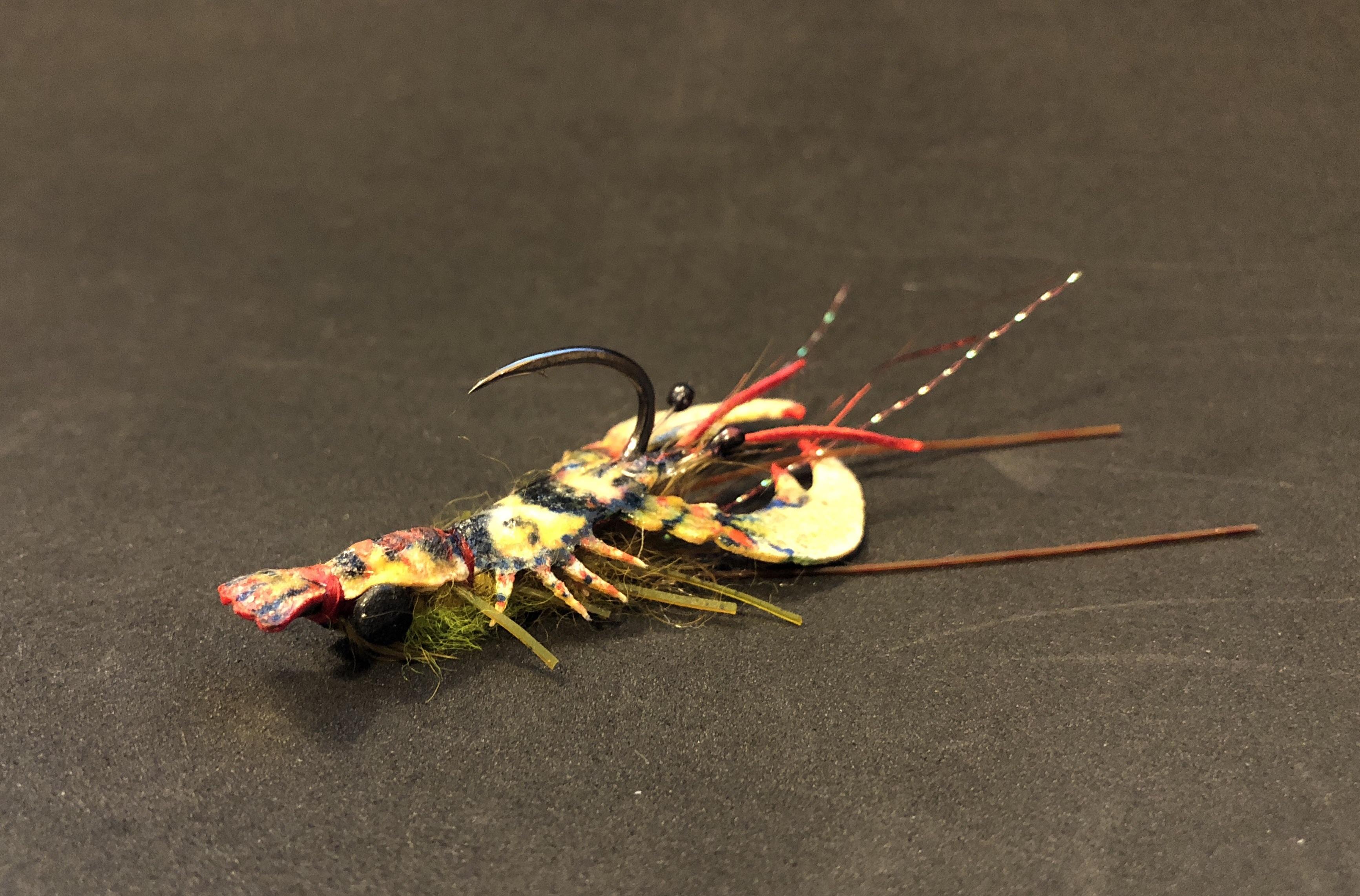 Golden/Saddleback Crayfish pattern r/flytying