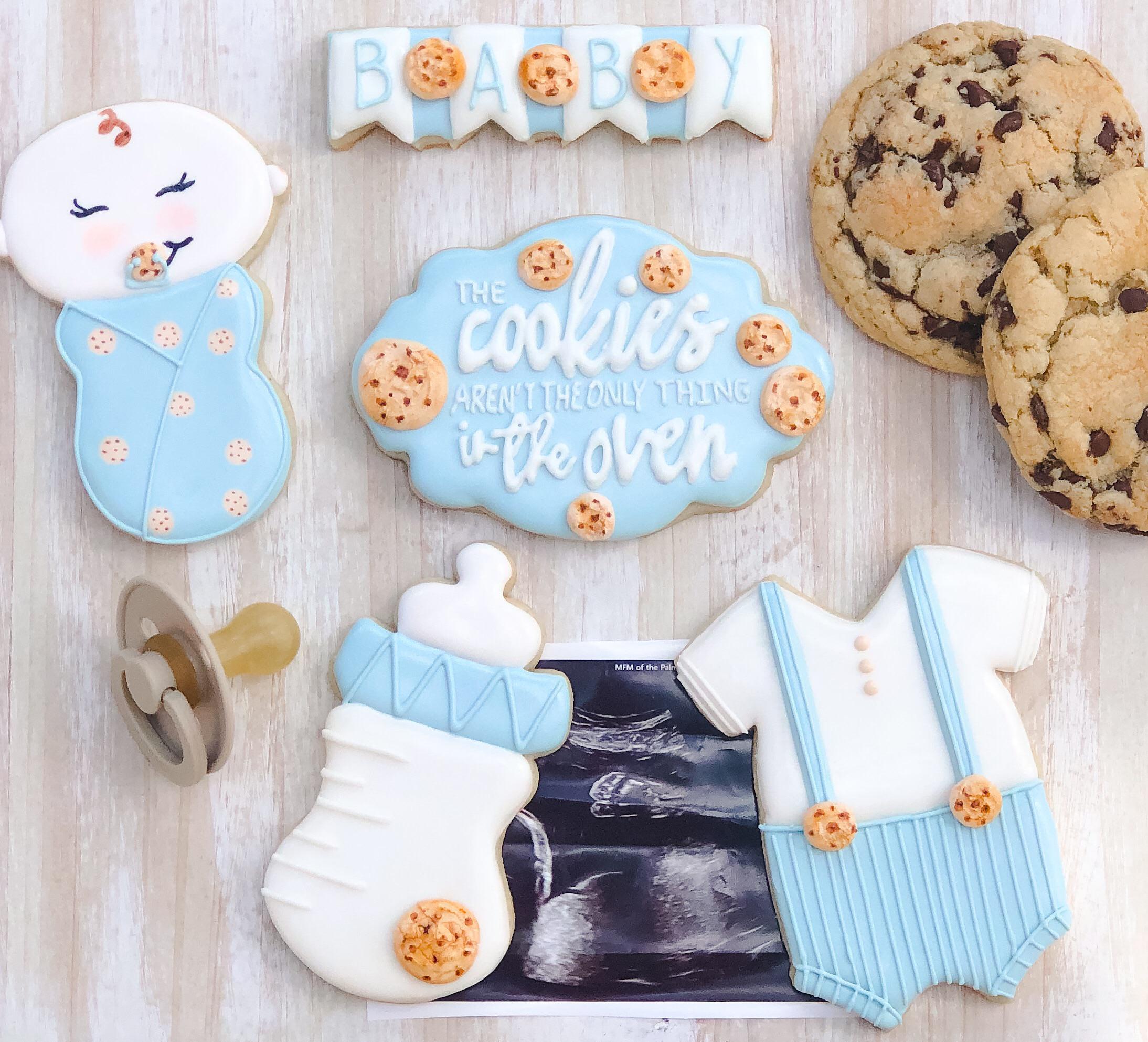 Cookies to announce my pregnancy! r/cookiedecorating