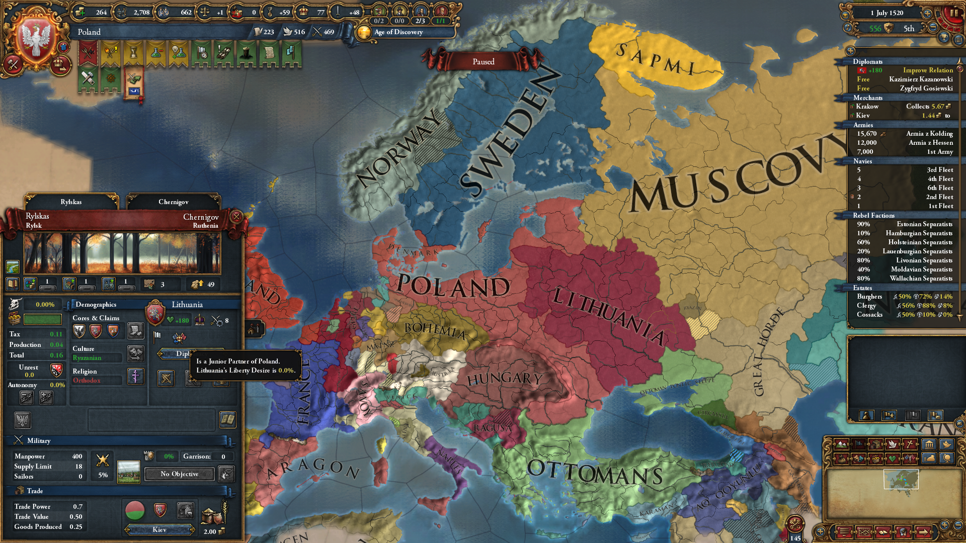 The Perfect Poland campaign start nice clean borders for the most part