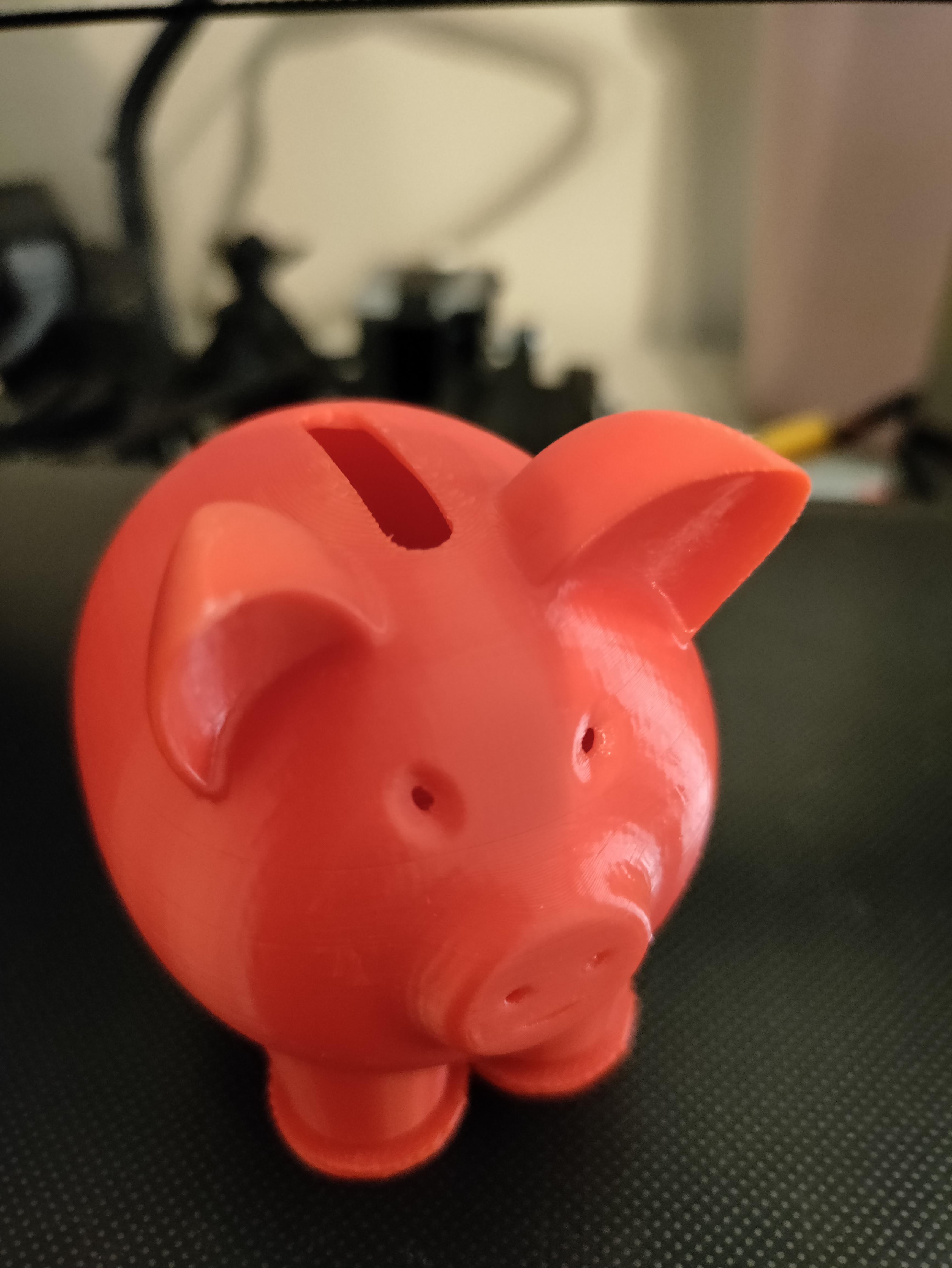 STL anyone? E3pro piggy bank that came on me card but as gcode. r/ender3