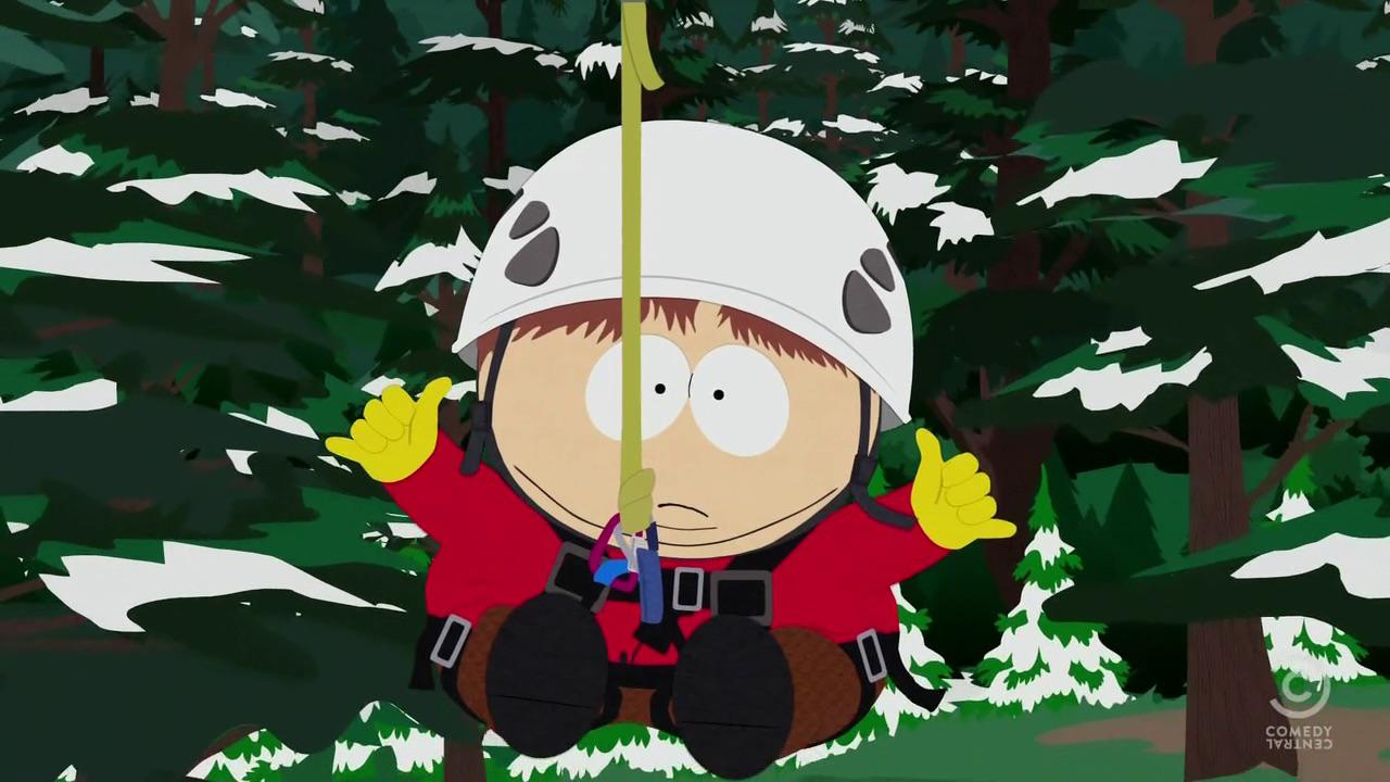 Ziplining South Park