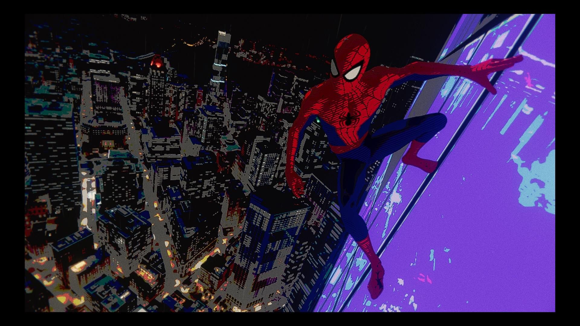 Tried to make SpiderMan PS4’s night time New York looks as close to