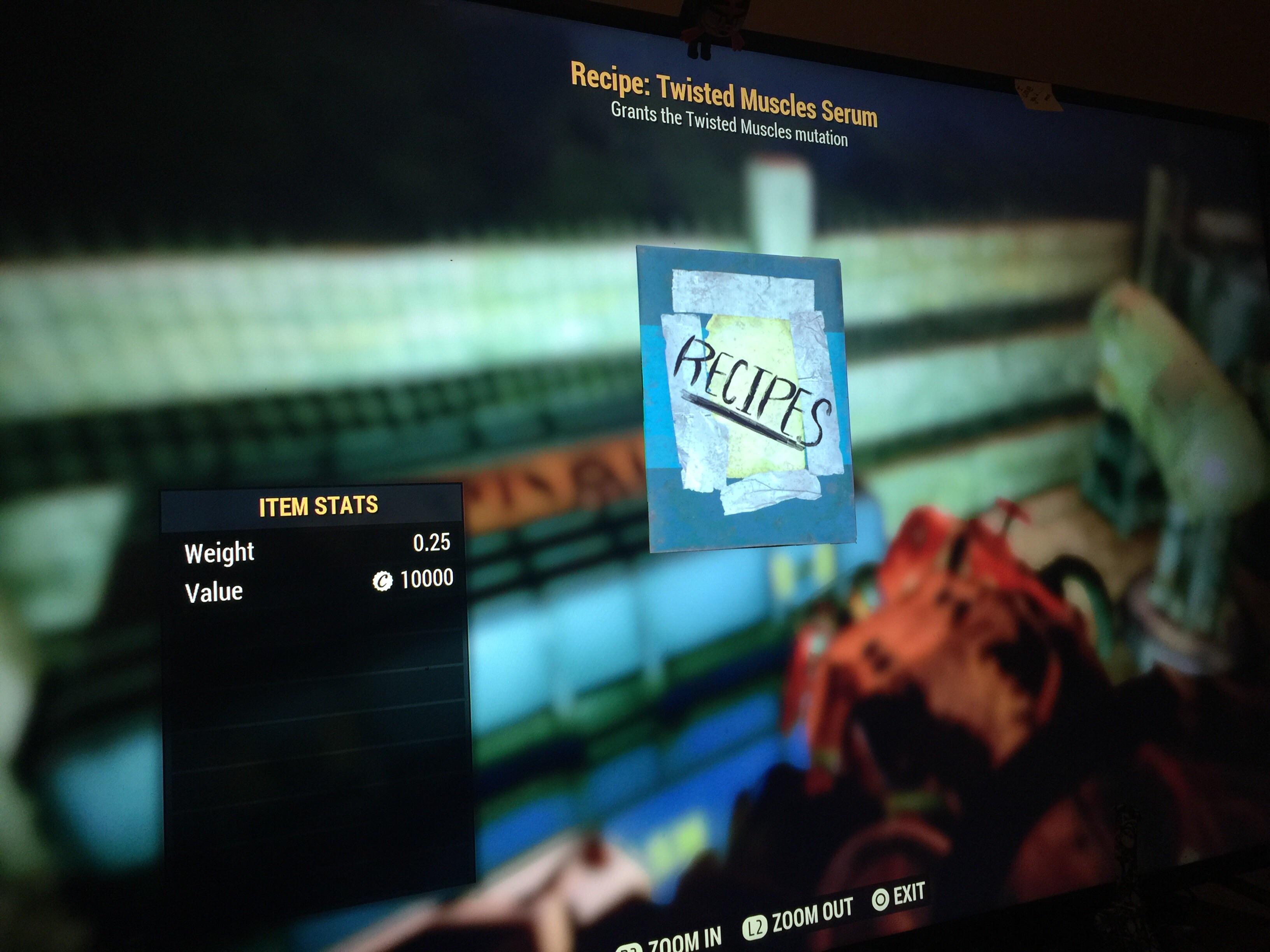 Fallout 76 Serum Recipe Find Vegetarian Recipes