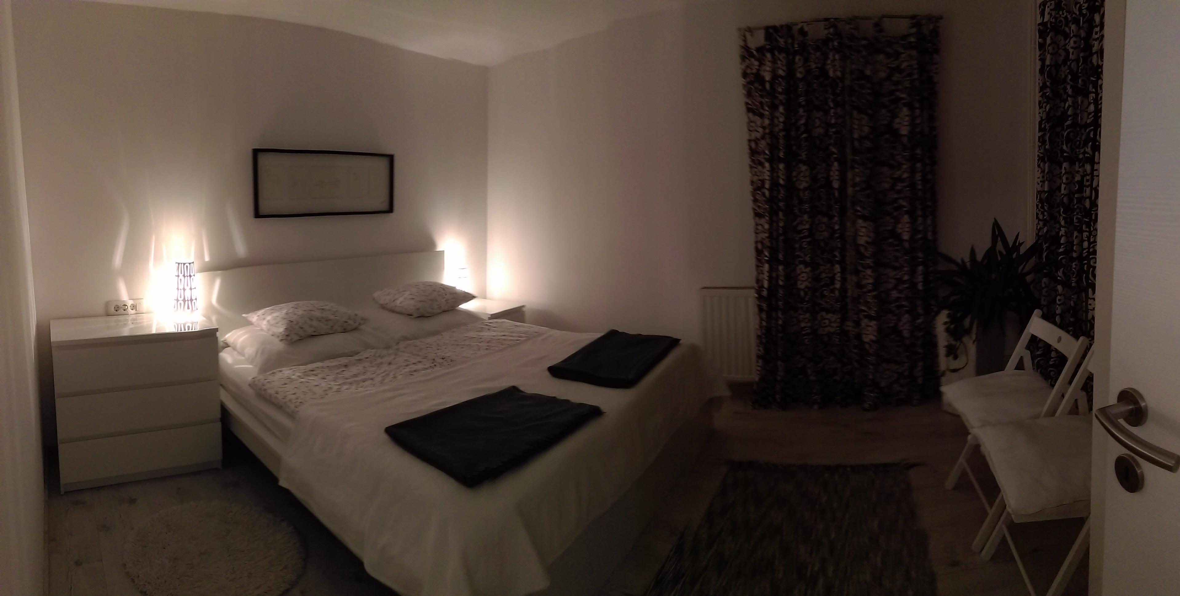 This cosy bed in a warm apartment on a cold winter night w/ best