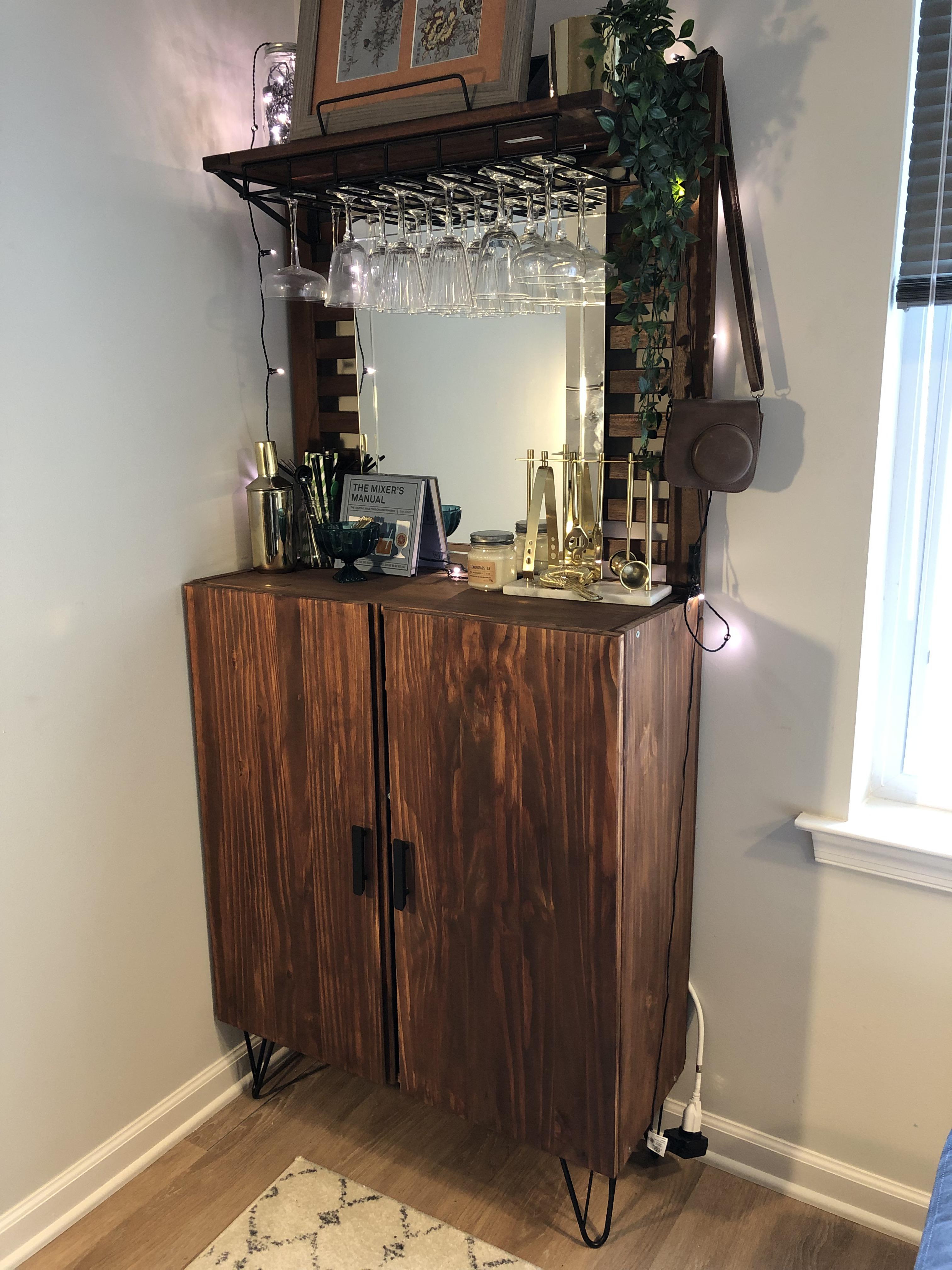 An updated version of my Ivar/Applaro bar r/ikeahacks