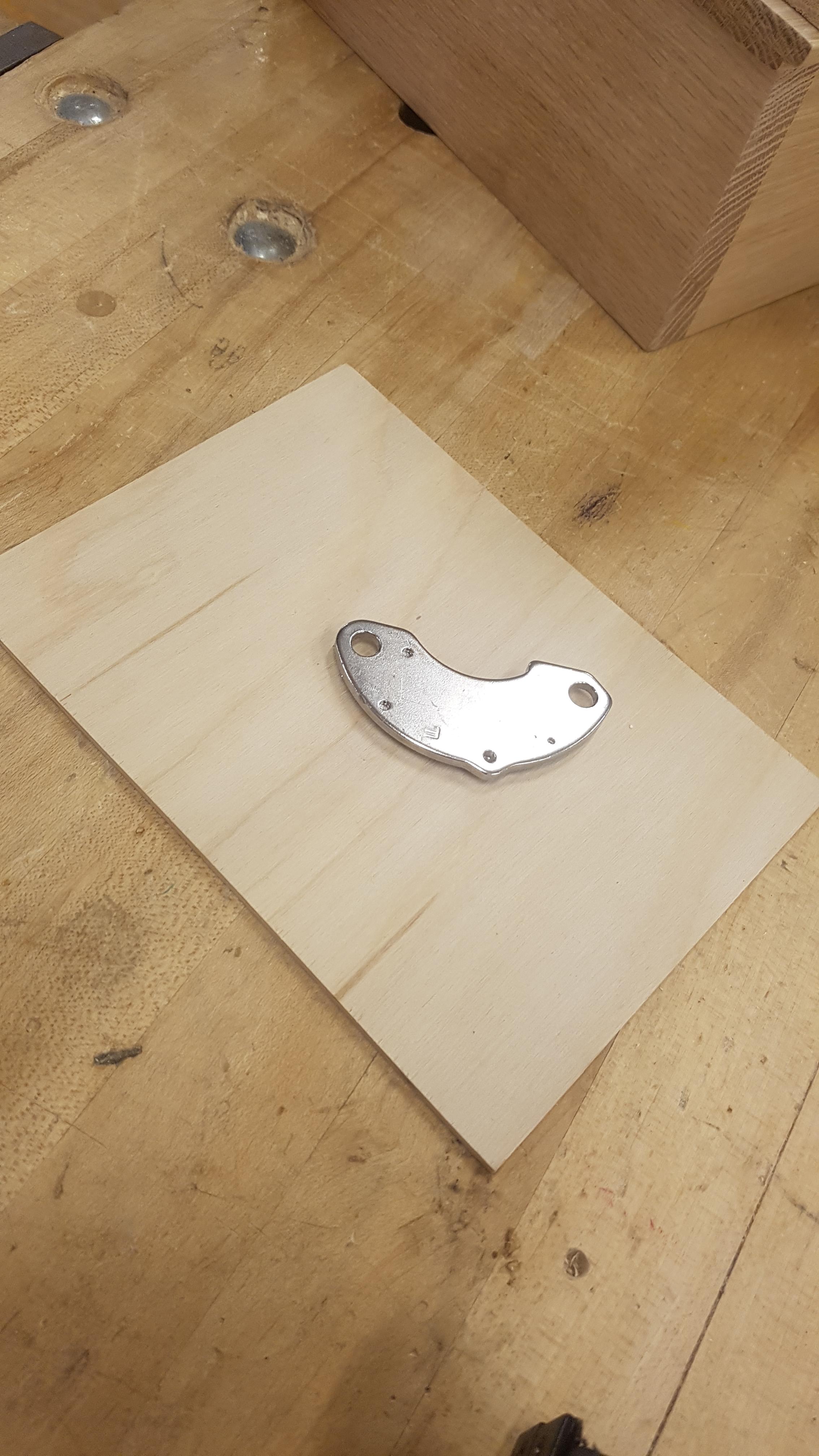 So, im trying to attach/glue this to my false bottom for my box