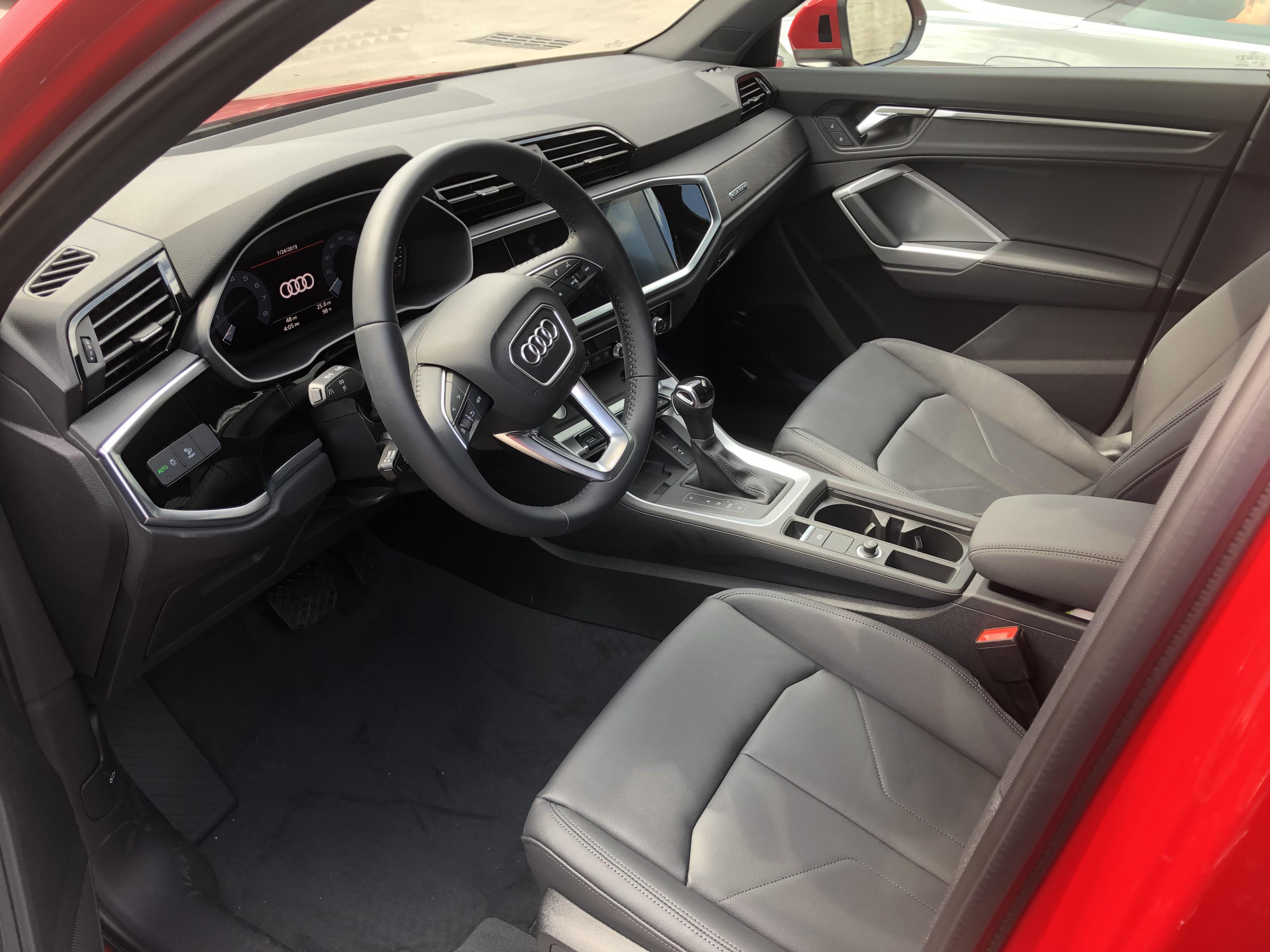 New Q3 interior. Audi
