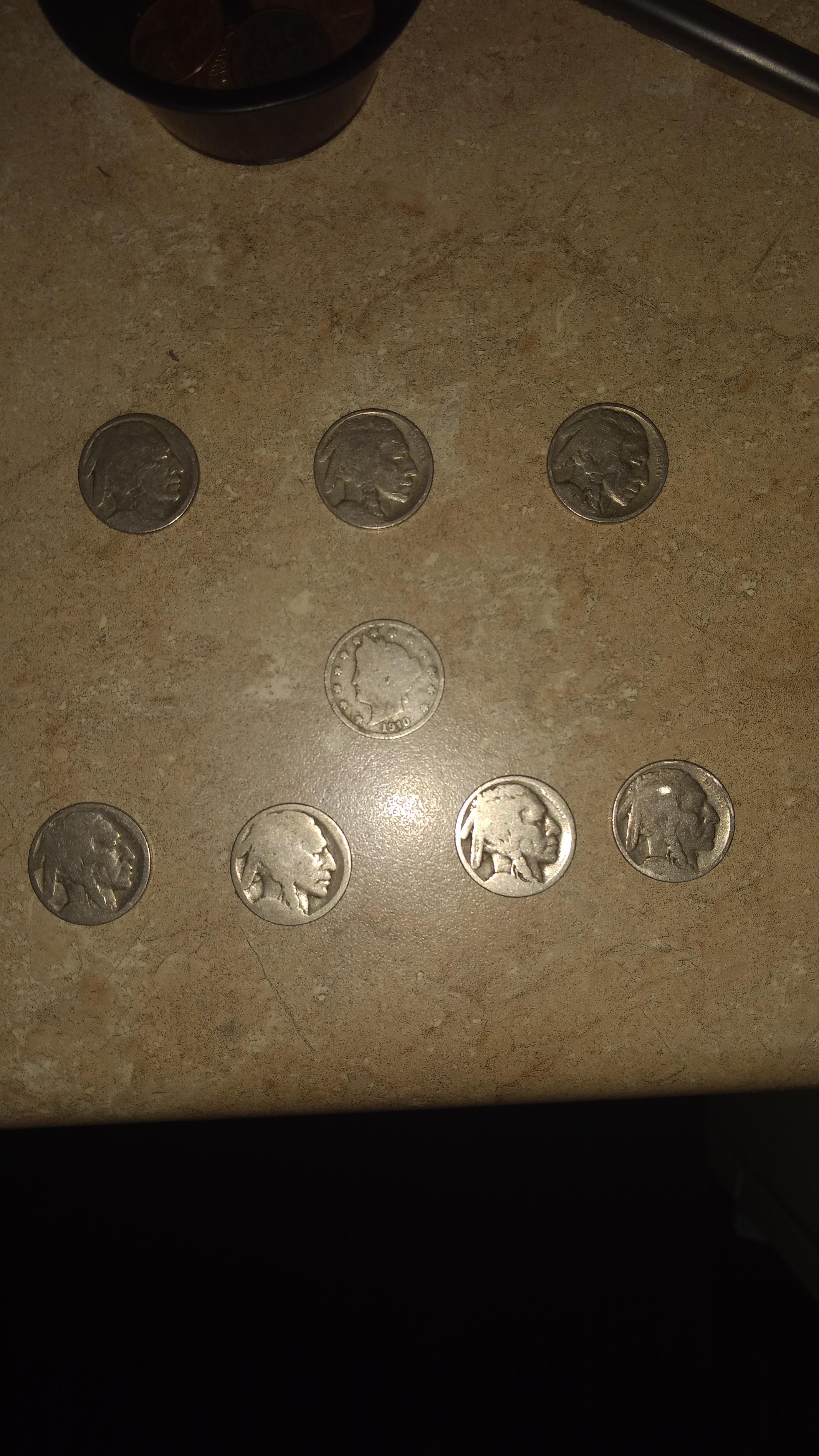 I kept finding old nickels in the tip jar at work, super exciting. I