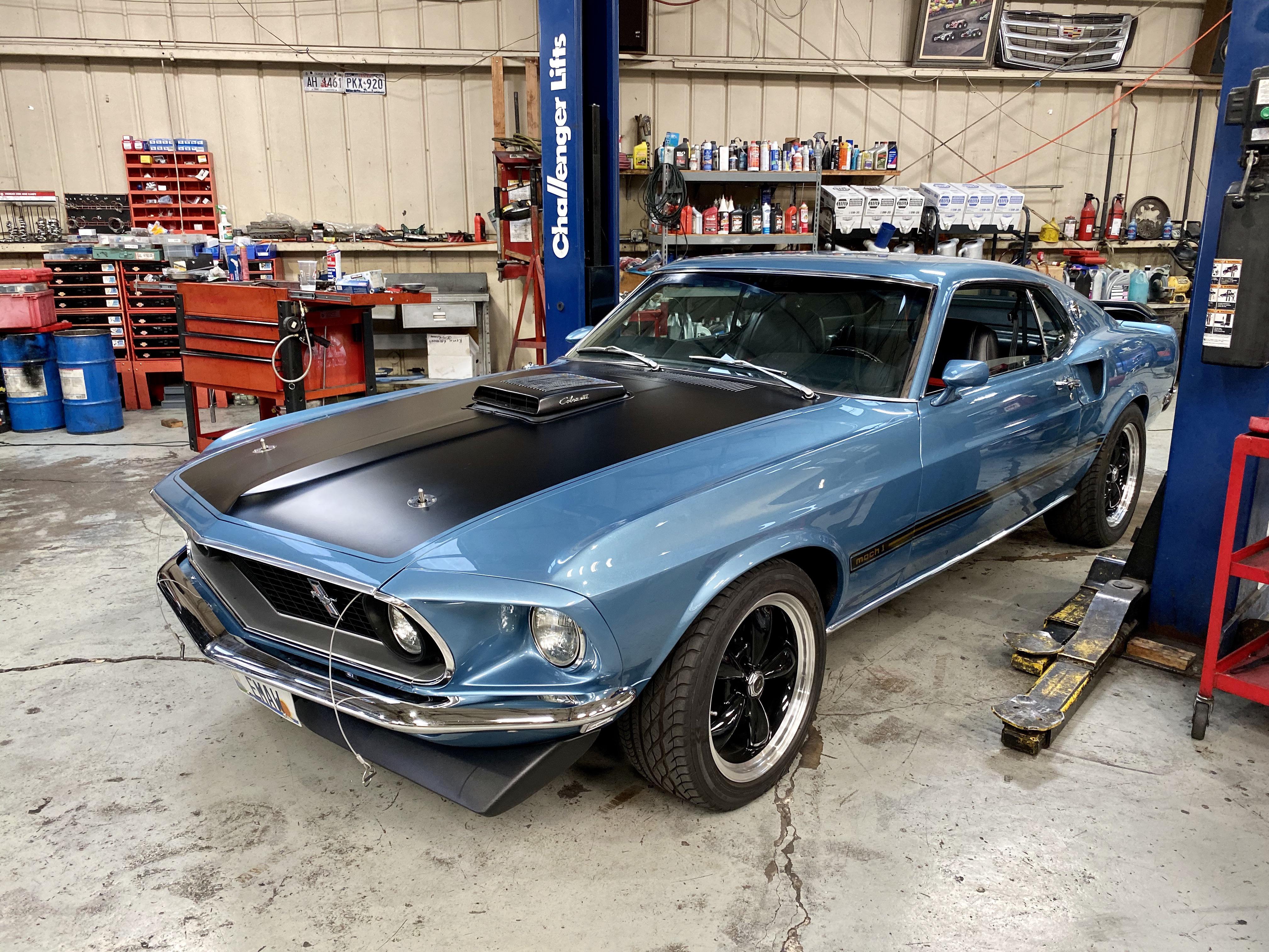 Every once in a while an unusual car comes in. Towed in for nostart