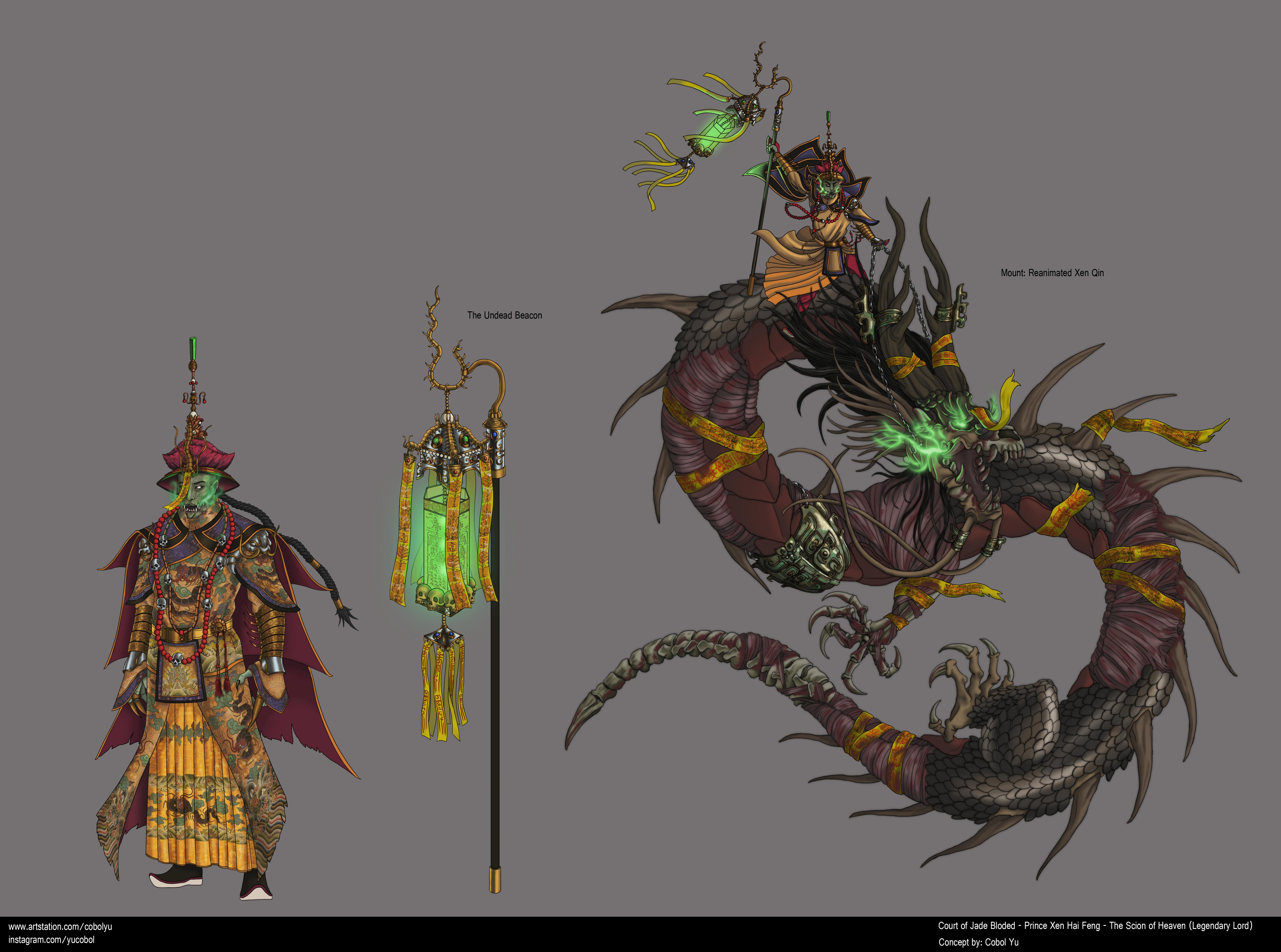 Total War Warhammer 3 Jade Blooded Vampire fan Concept 12 Xen Hai