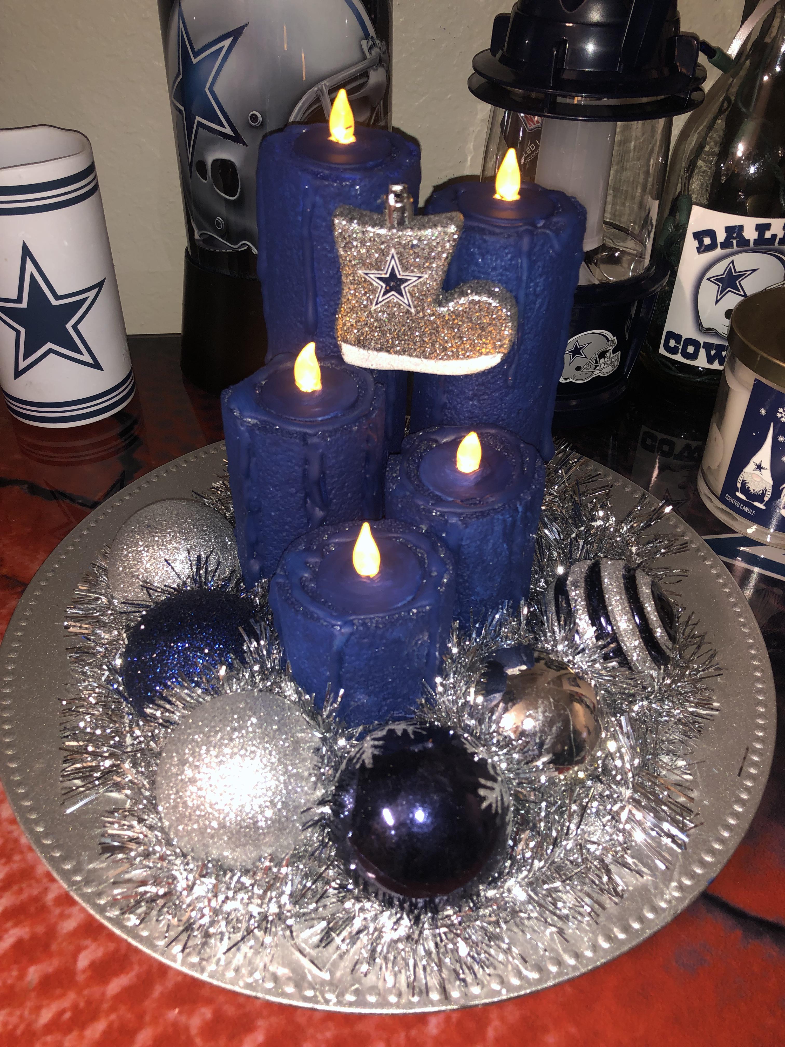 My 1st pool noodle candle centerpiece r/crafts