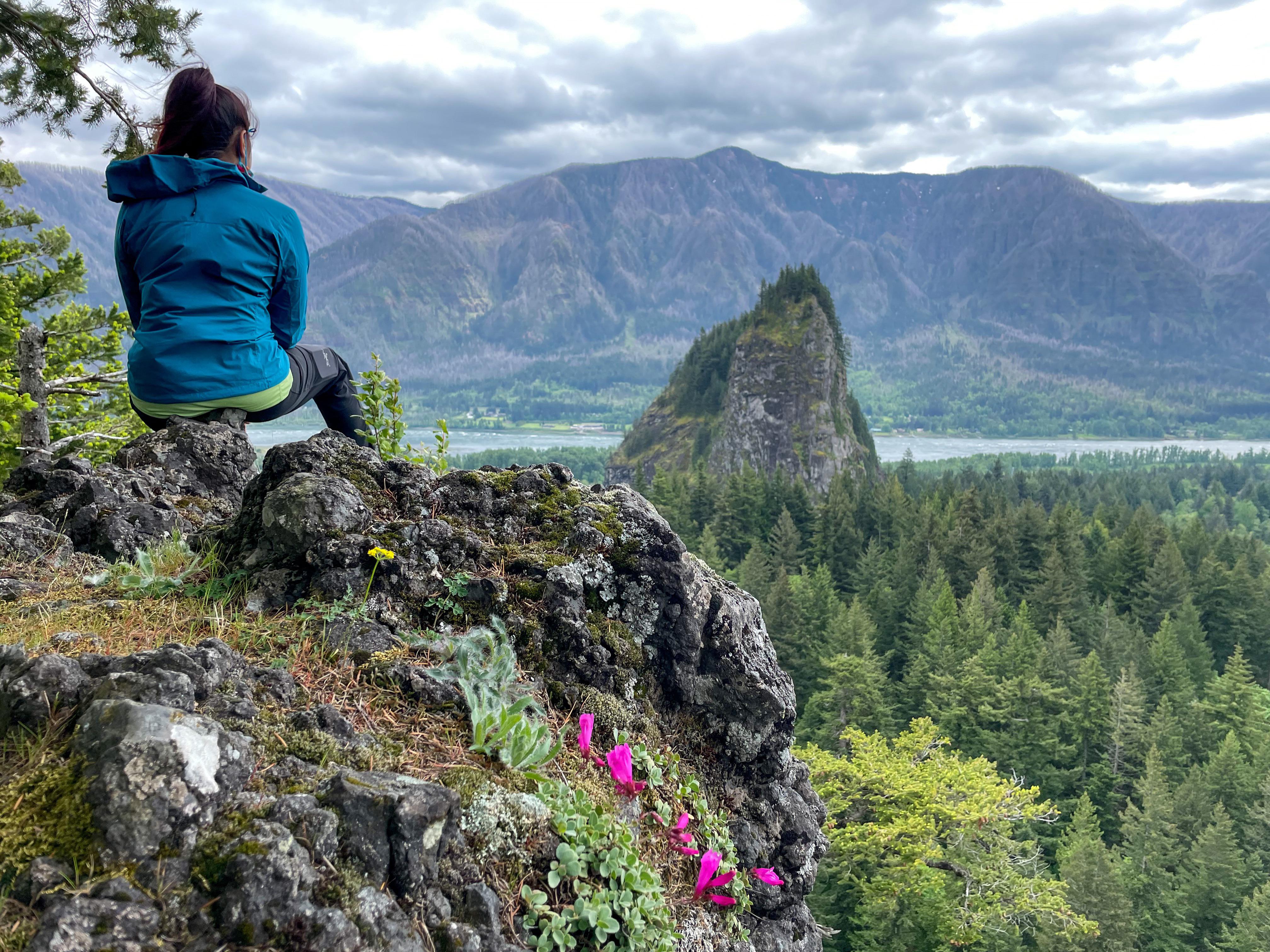 Little Beacon Rock, Columbia River WA USA r/hiking