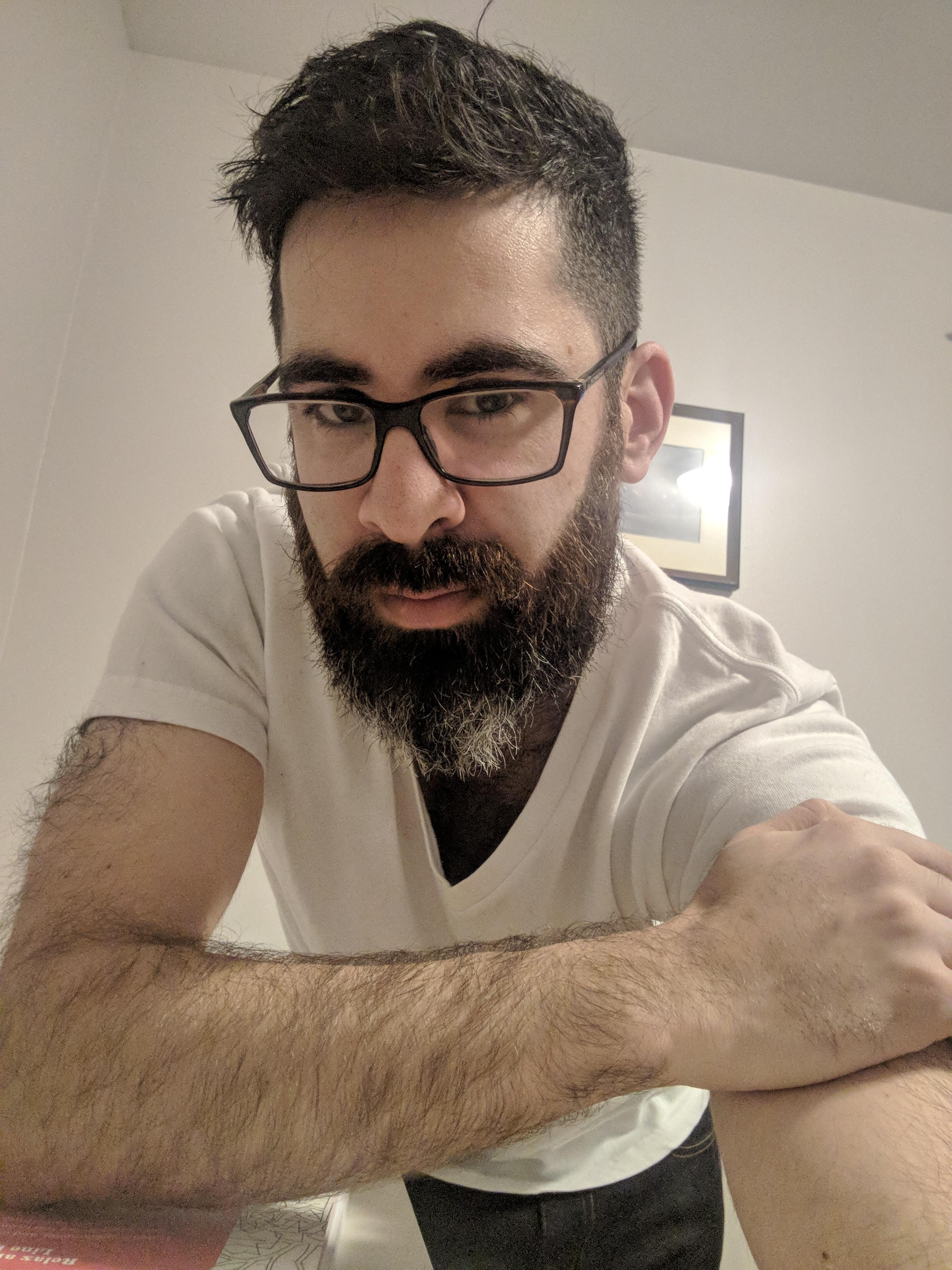 Re Beards and arm hair. Lots of hair. (It's okay to be hairy, fellas