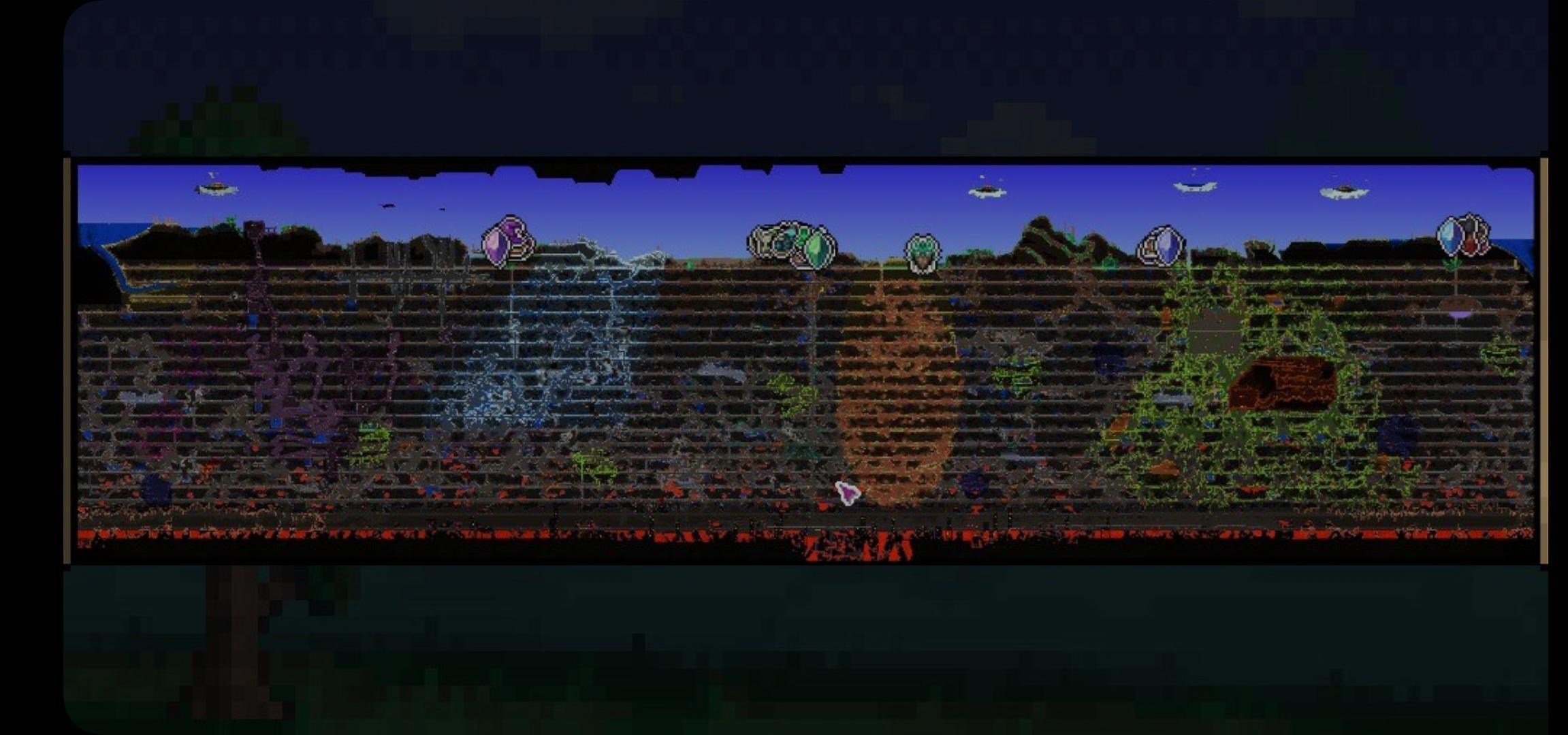 First time fully clearing world of corruption and hallow biom. And