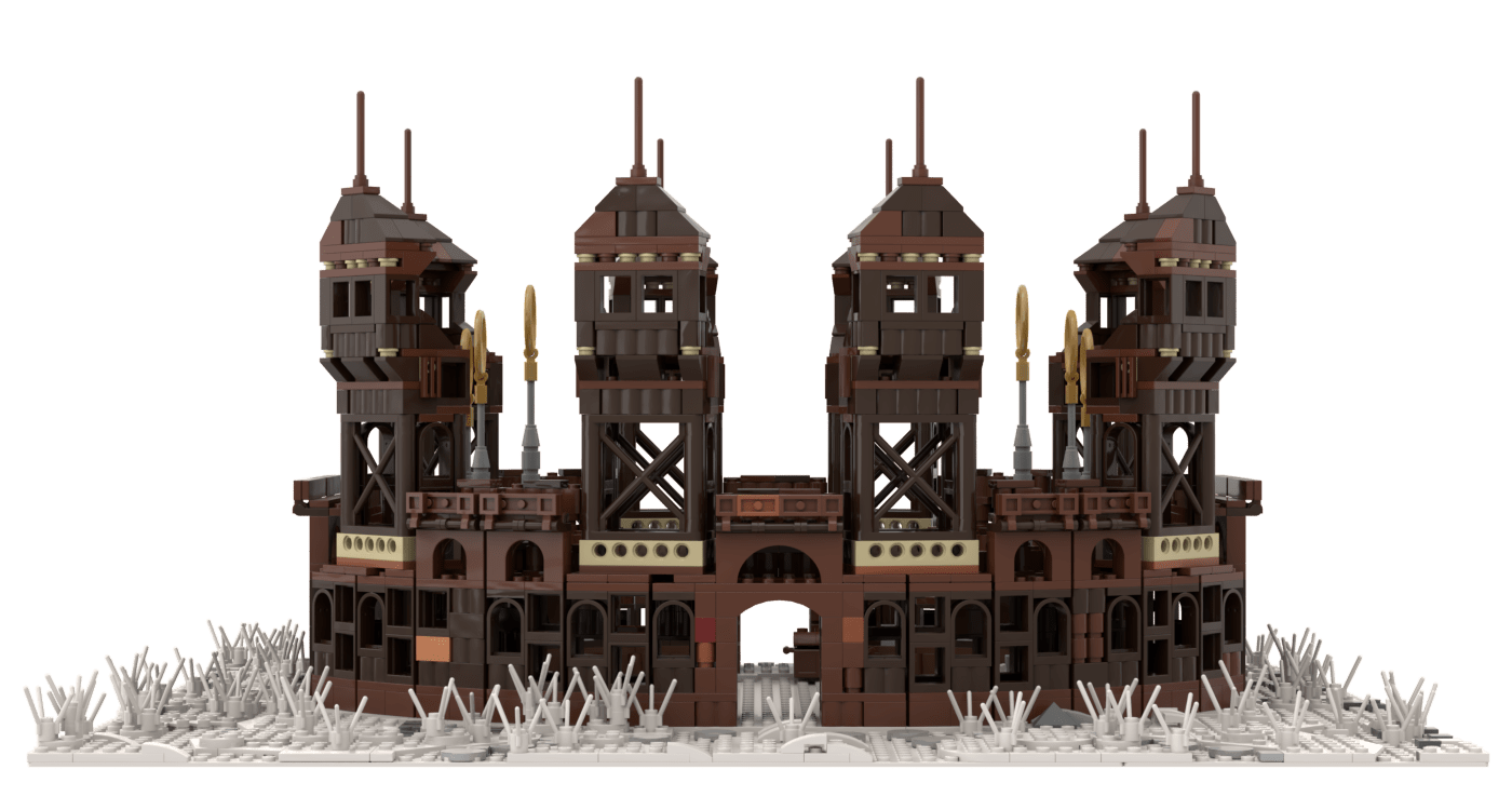 LEGO MOC Quiddltch Pitch from Harry P0tter by ZeRadman Rebrickable Build with LEGO