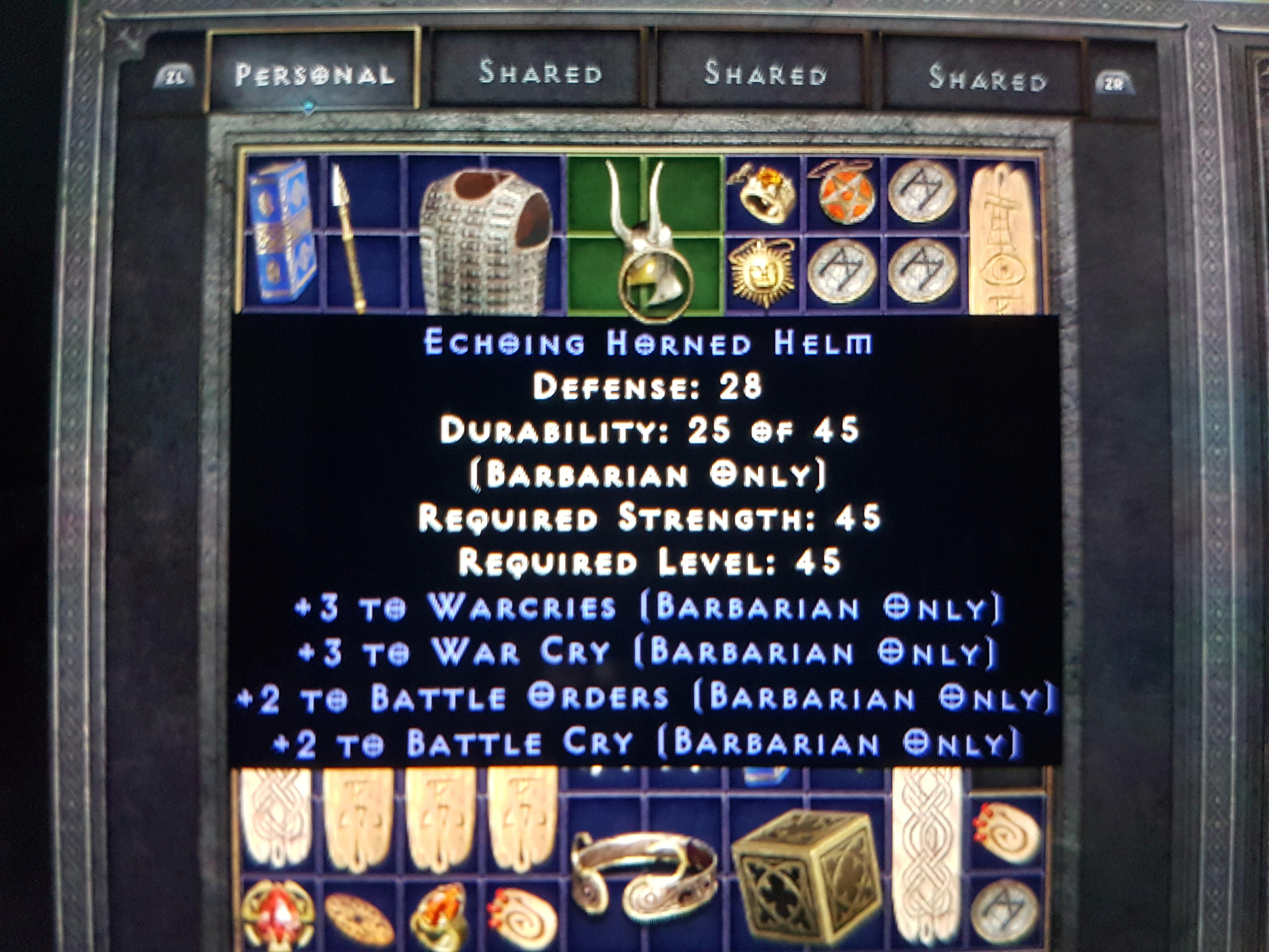 Price check on this gg barb helm r/Diablo_2_Resurrected