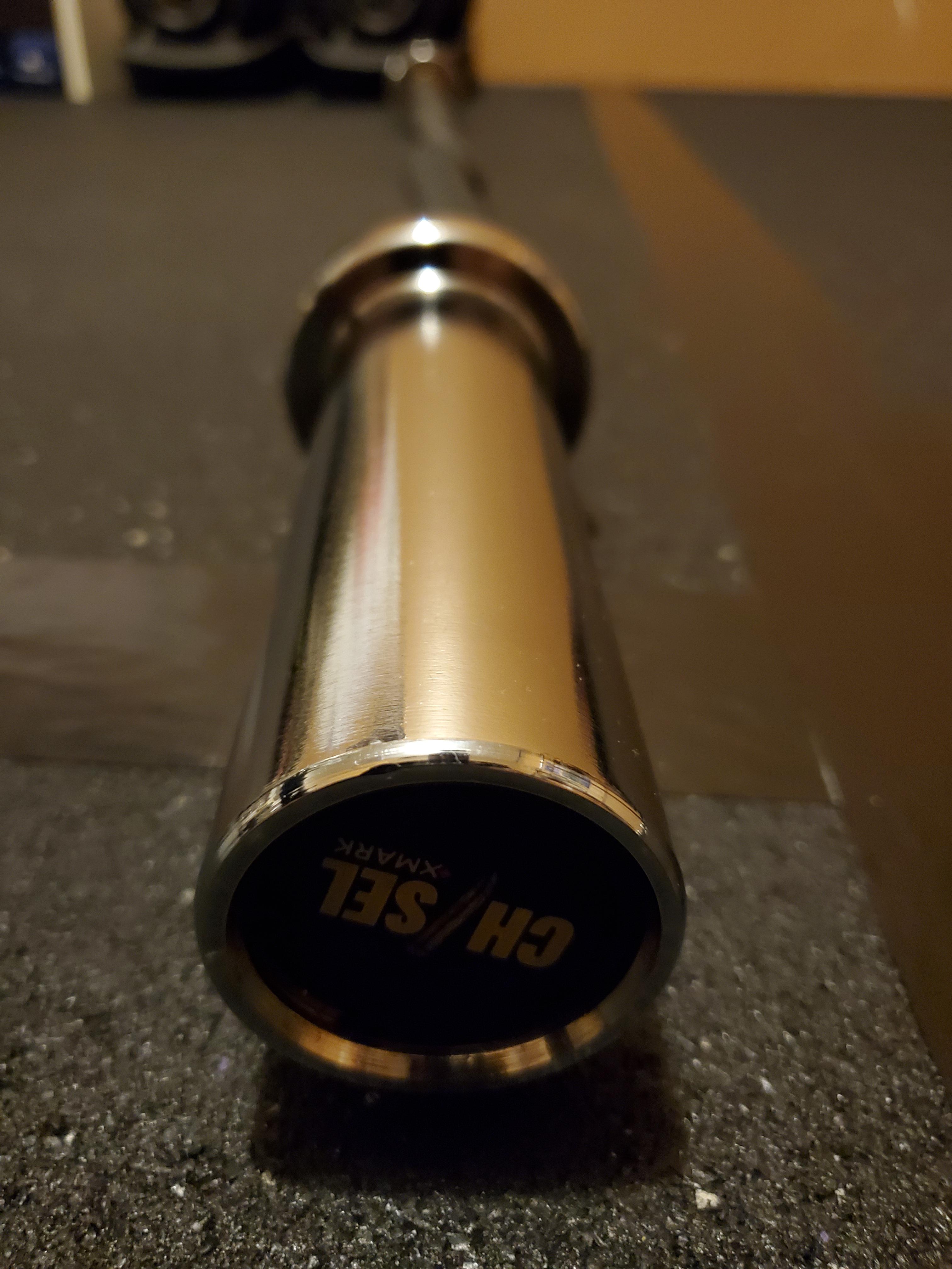 Xmark Chisel came today. Great packaging, aggressive knurl for a curl