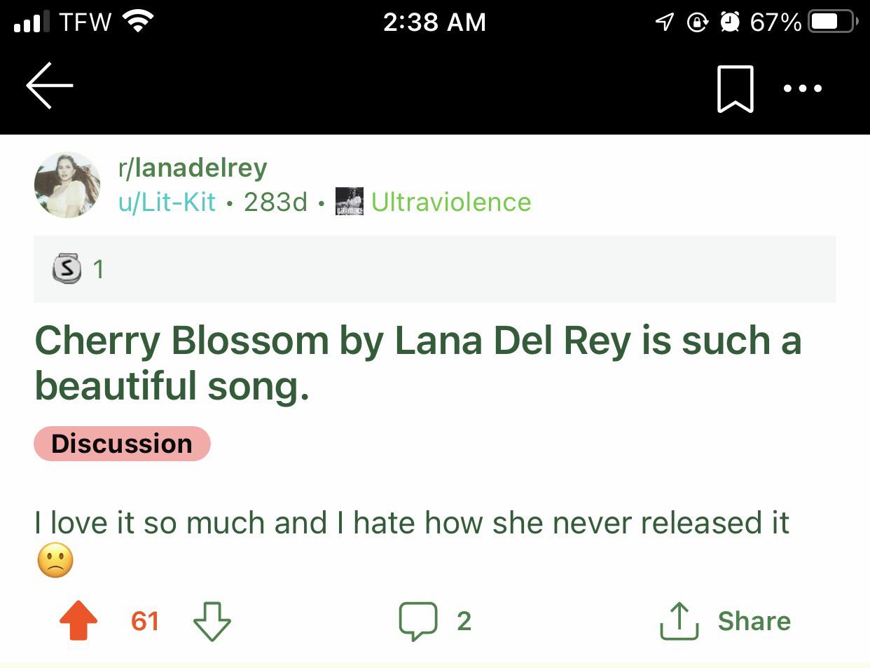 Oh how the turn tables r/lanadelrey