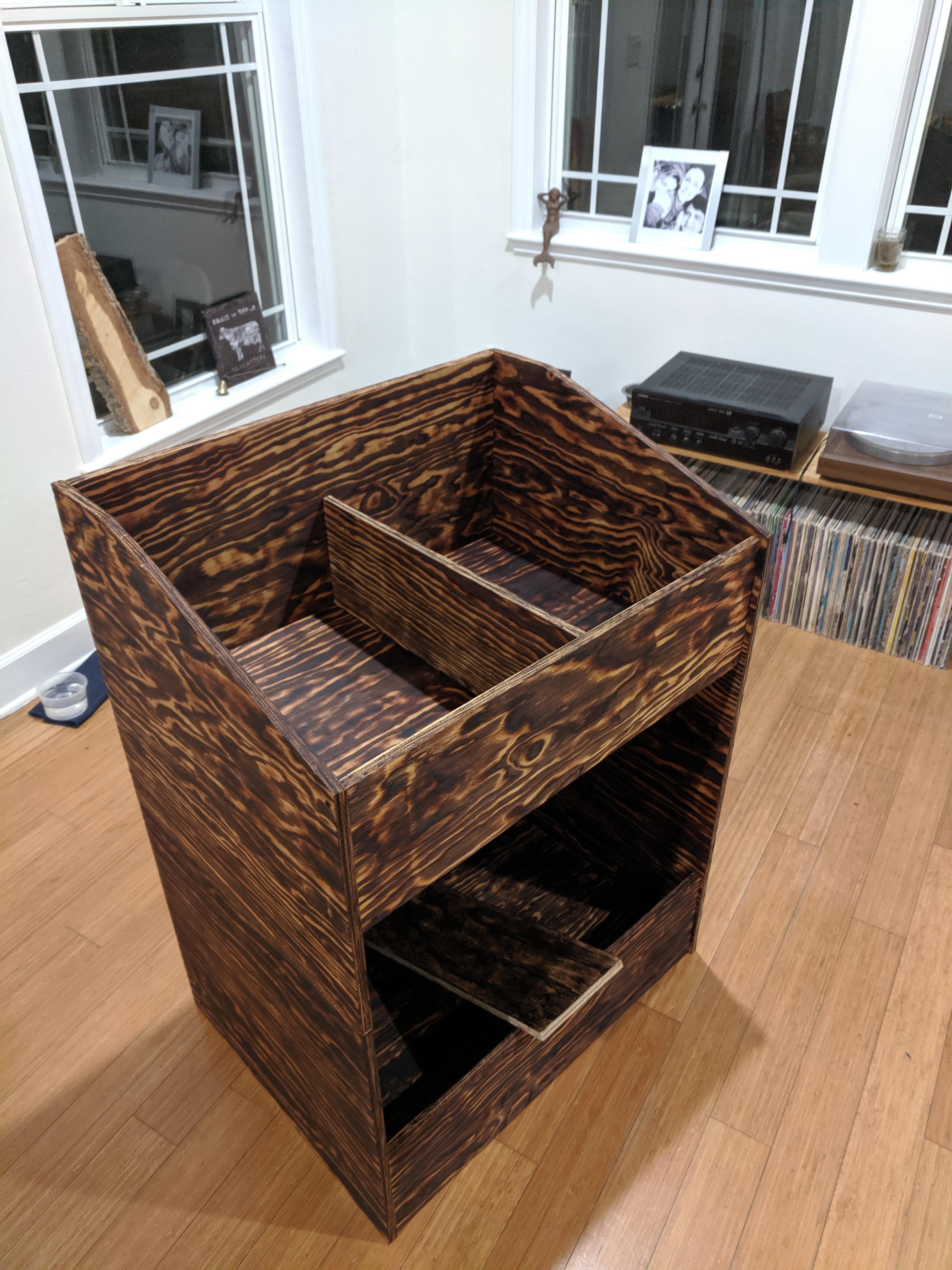 DIY Record Bin from one sheet of plywood r/vinyl