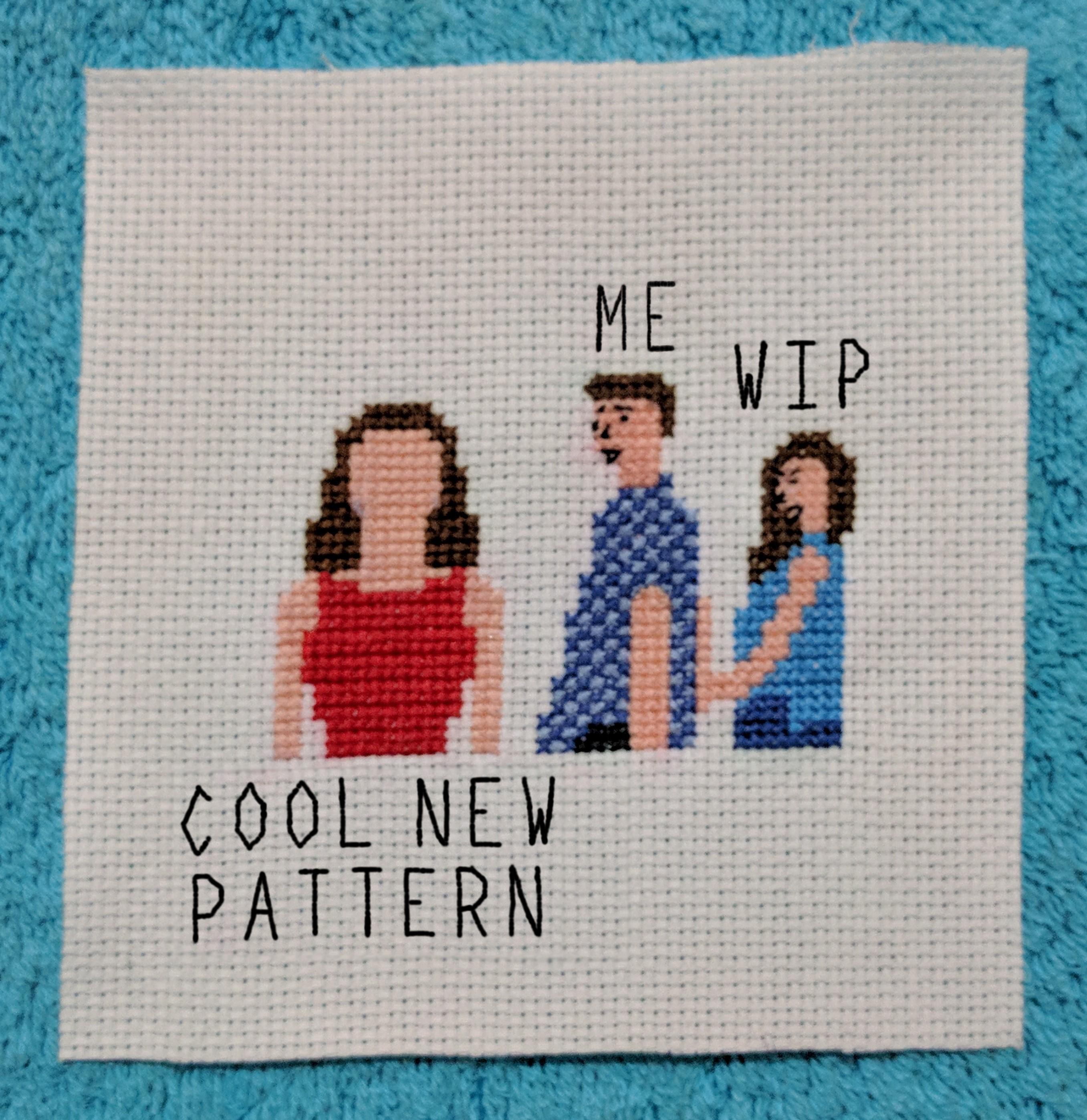 [FO] Red Dress Meme aka Distracted Boyfriend Meme r/CrossStitch