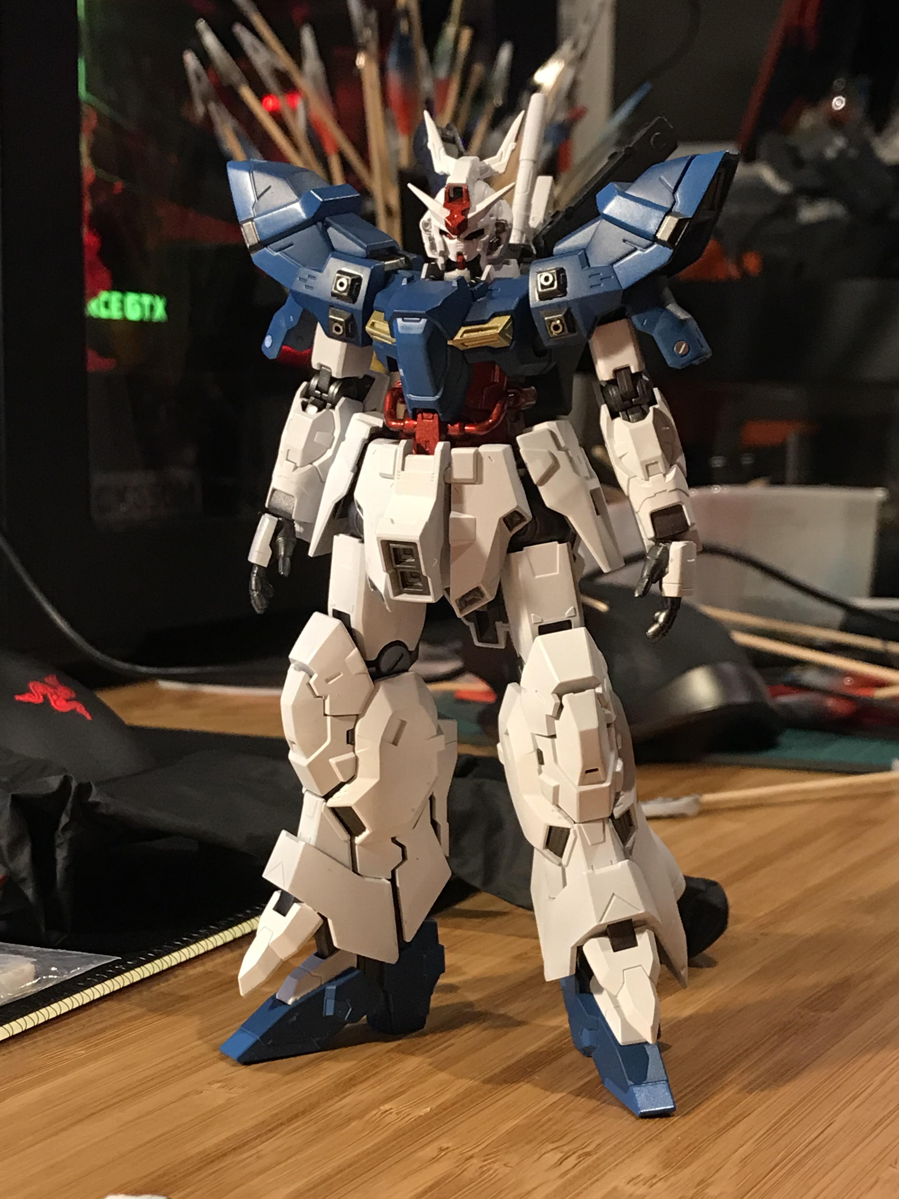 First test assembly on Moon gundam looking great. All is left is