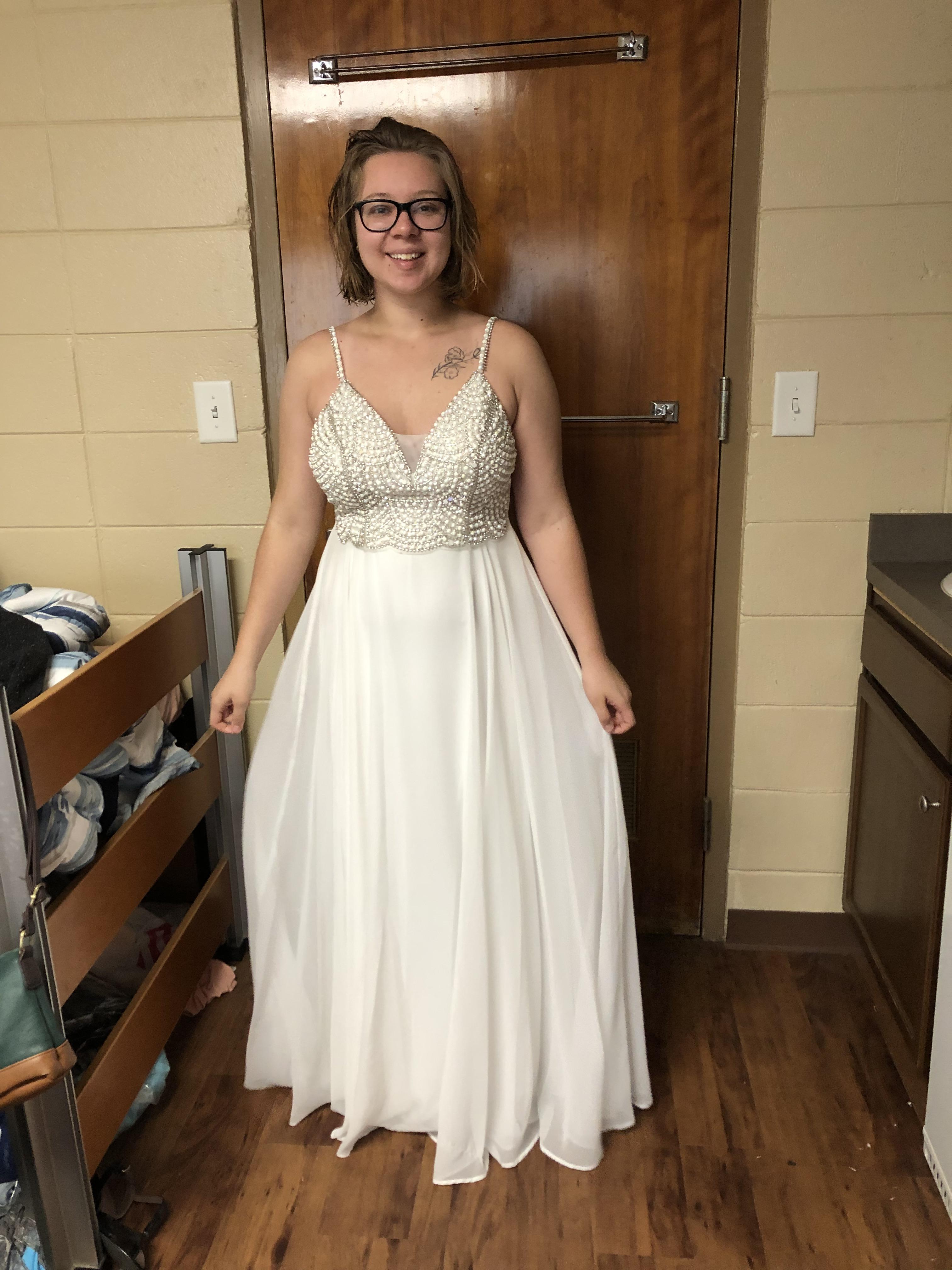 found my dress! 40 at JC Penney (good lord I love clearance) r
