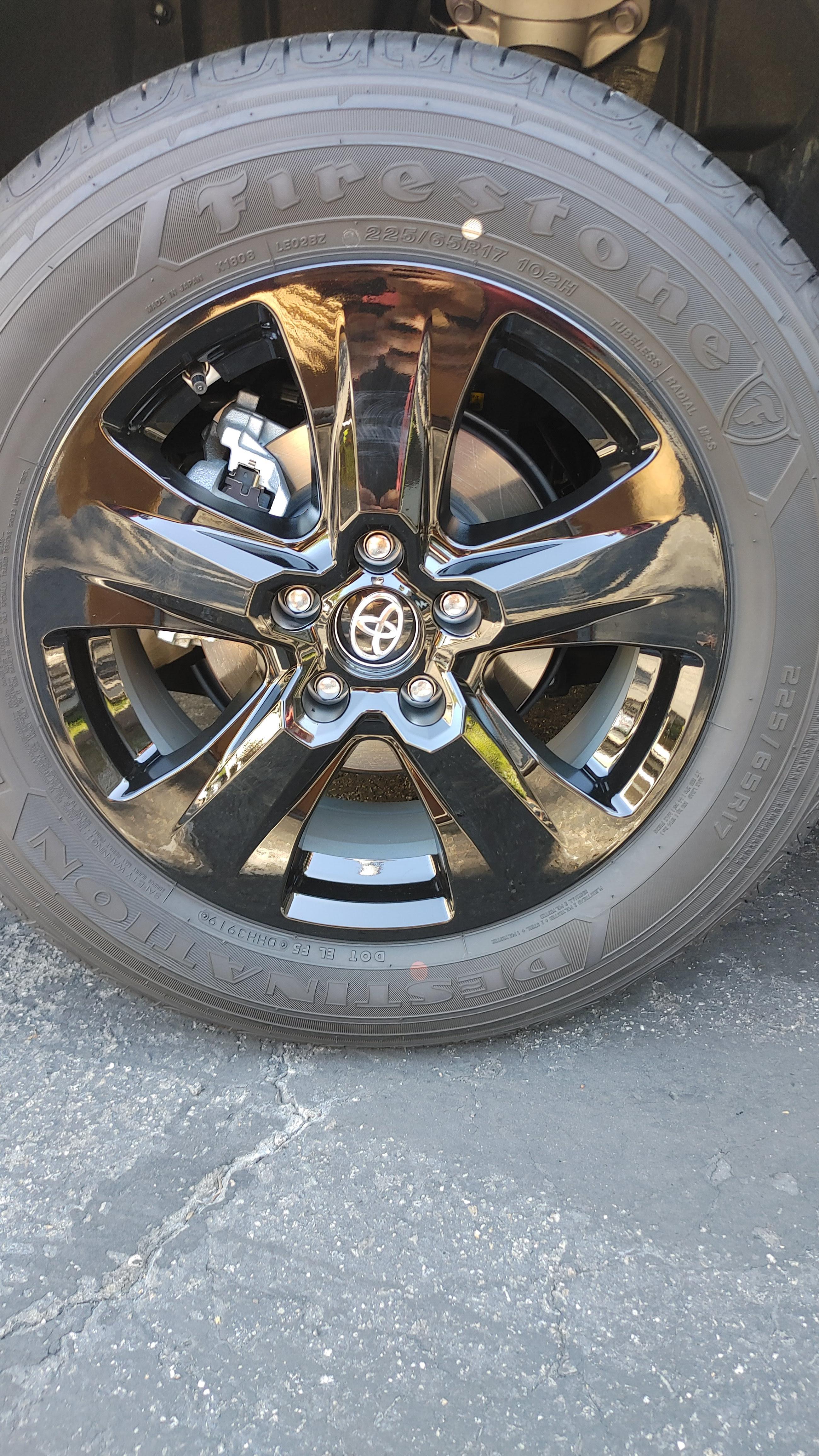 A closer look at the wheel skins