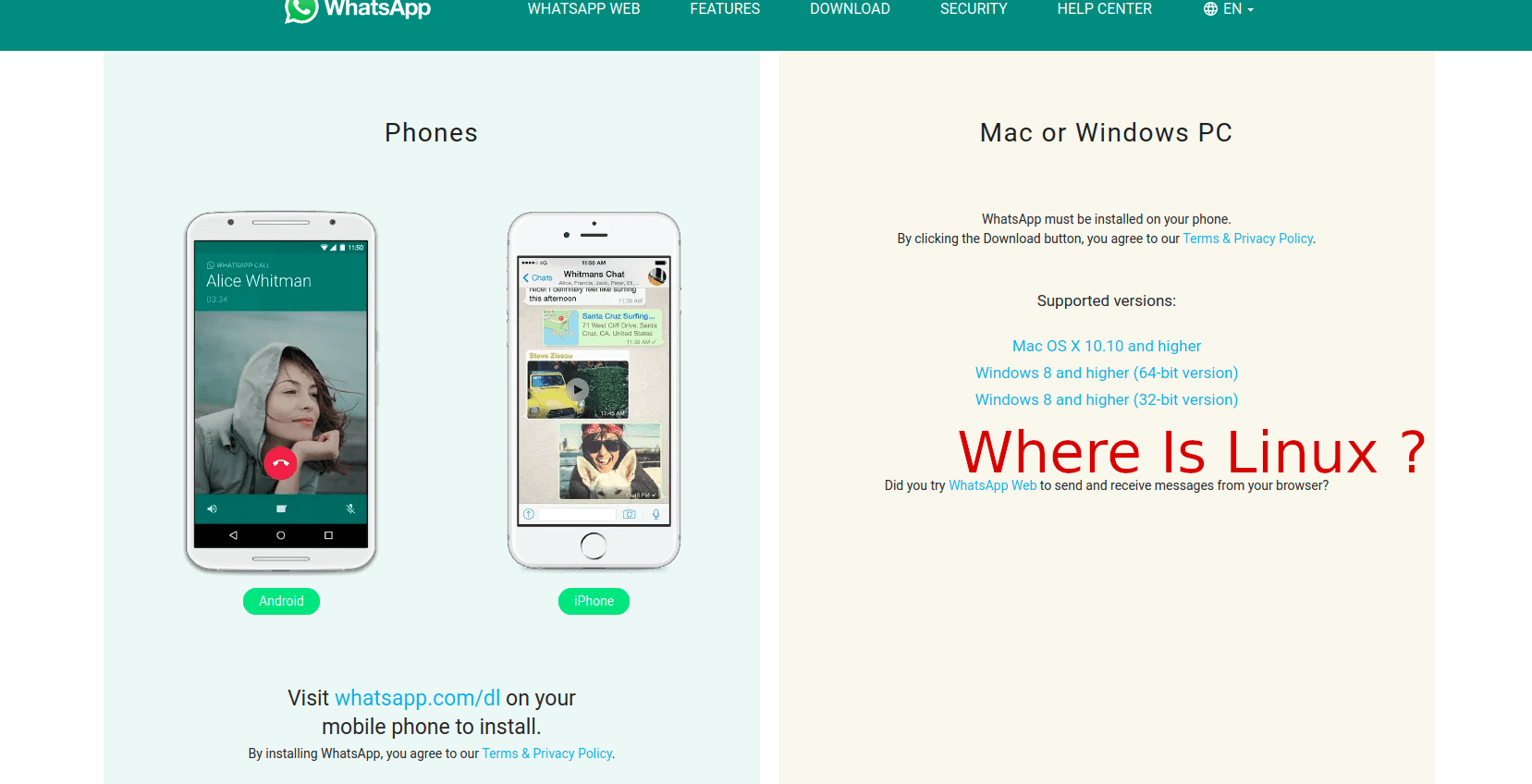 Desktop App For Linux ? r/whatsapp