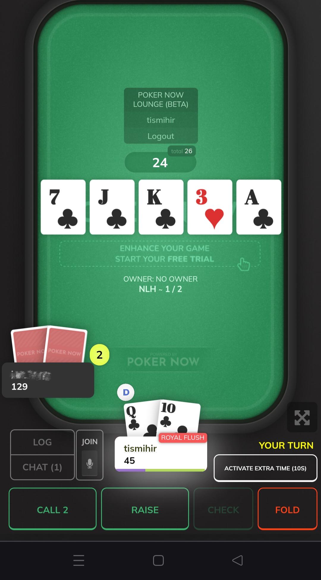 first time getting a royal flush!! r/poker