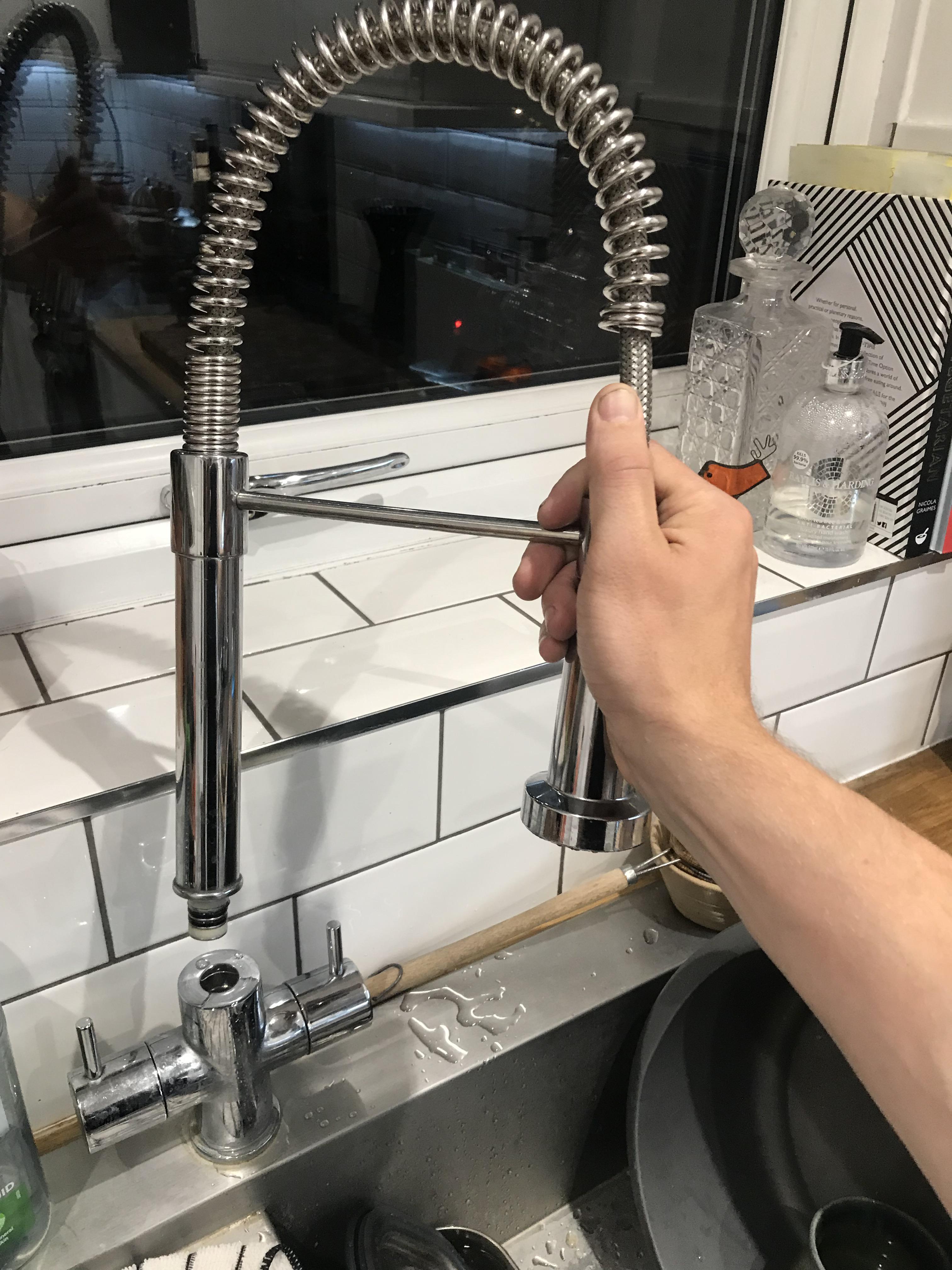 Tap keeps lifting off. Tends to be when both hot and cold taps are on