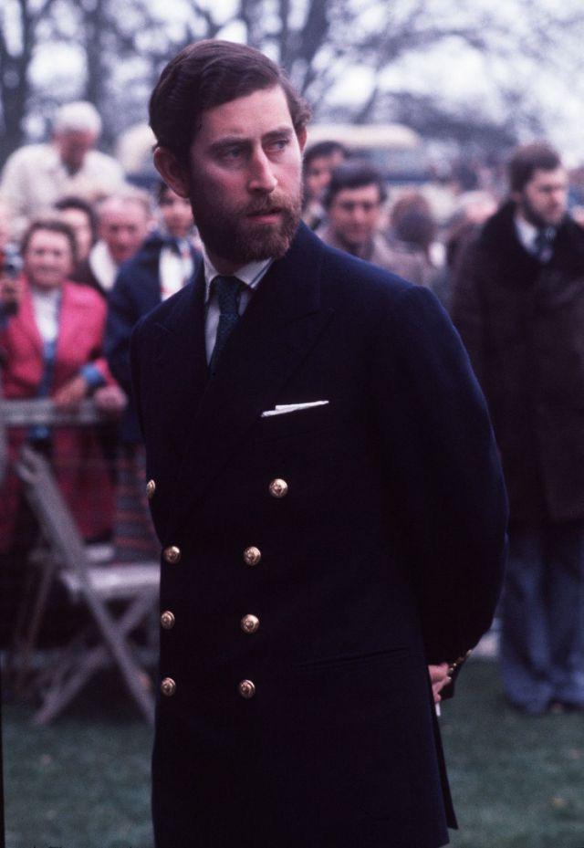 A young Prince Charles, sometime during his years of service from 1971