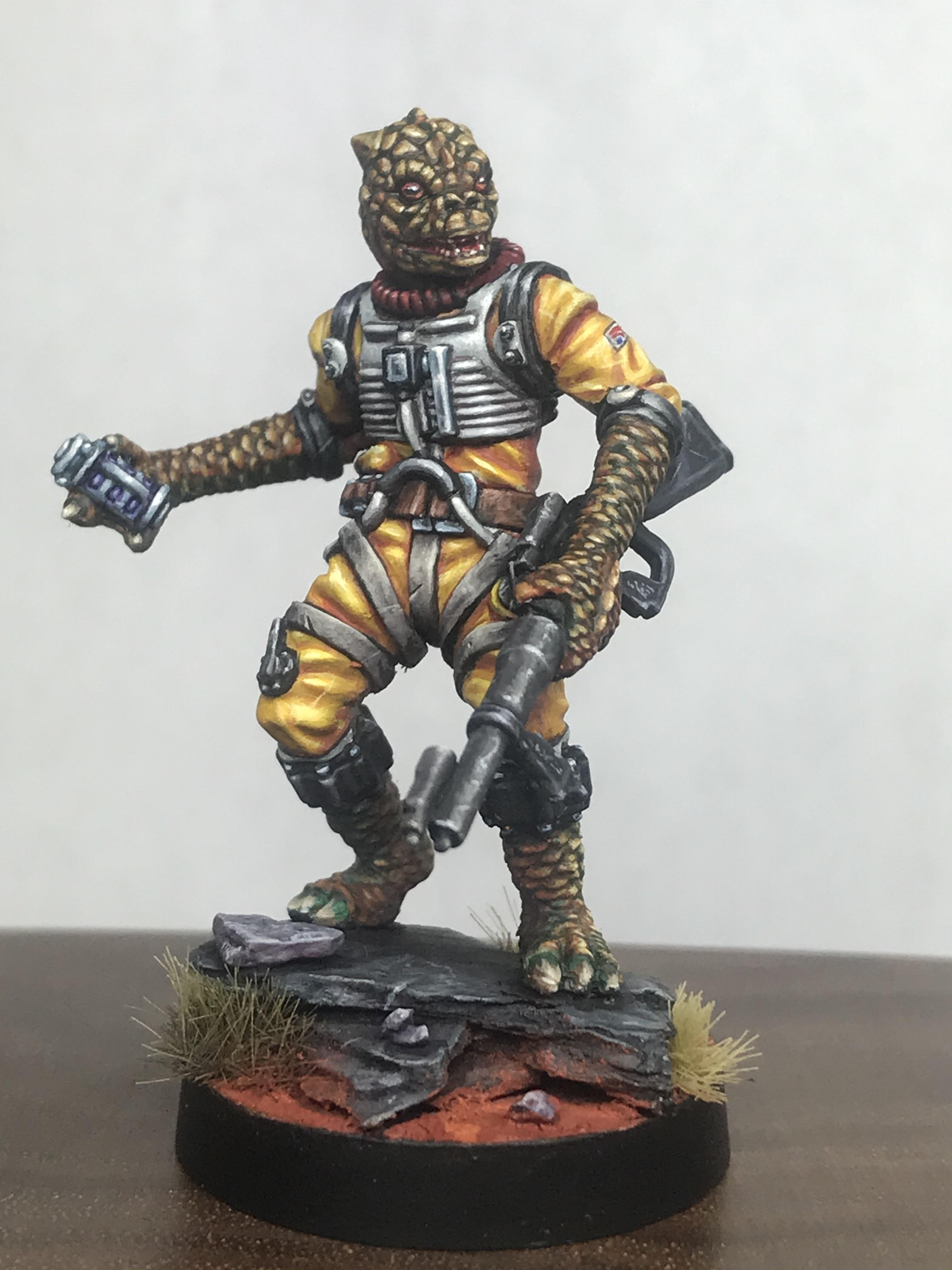 Happy Star Wars Day! Bossk from Star Wars Legion r/minipainting