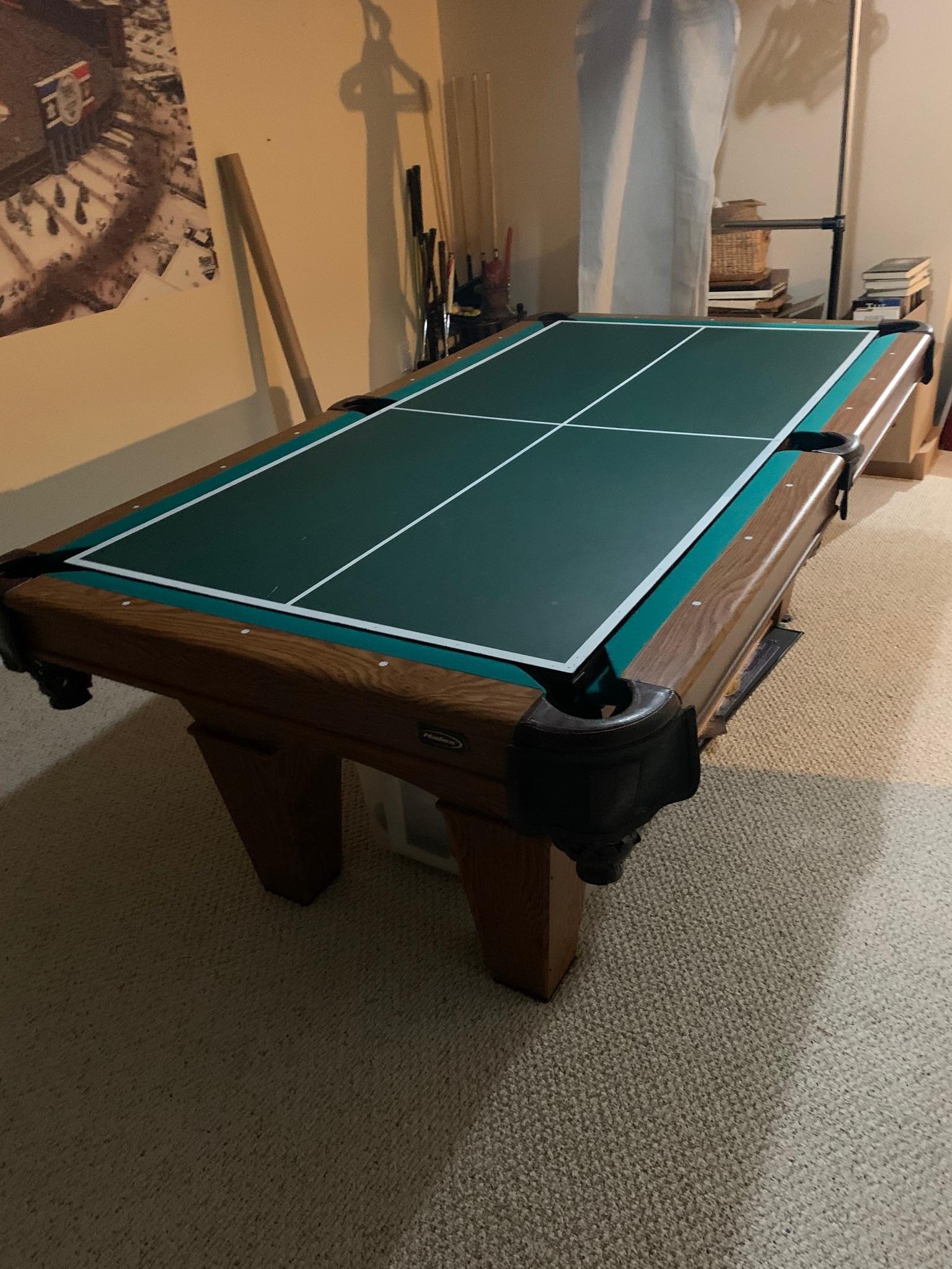 Can anyone ID this pool table brand? Was offered it for free... r