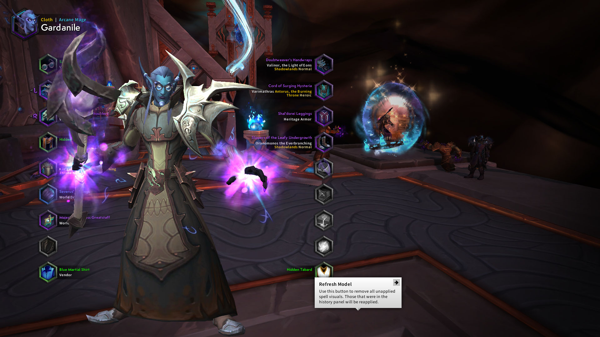 My Korthian researcher mage. r/Transmogrification