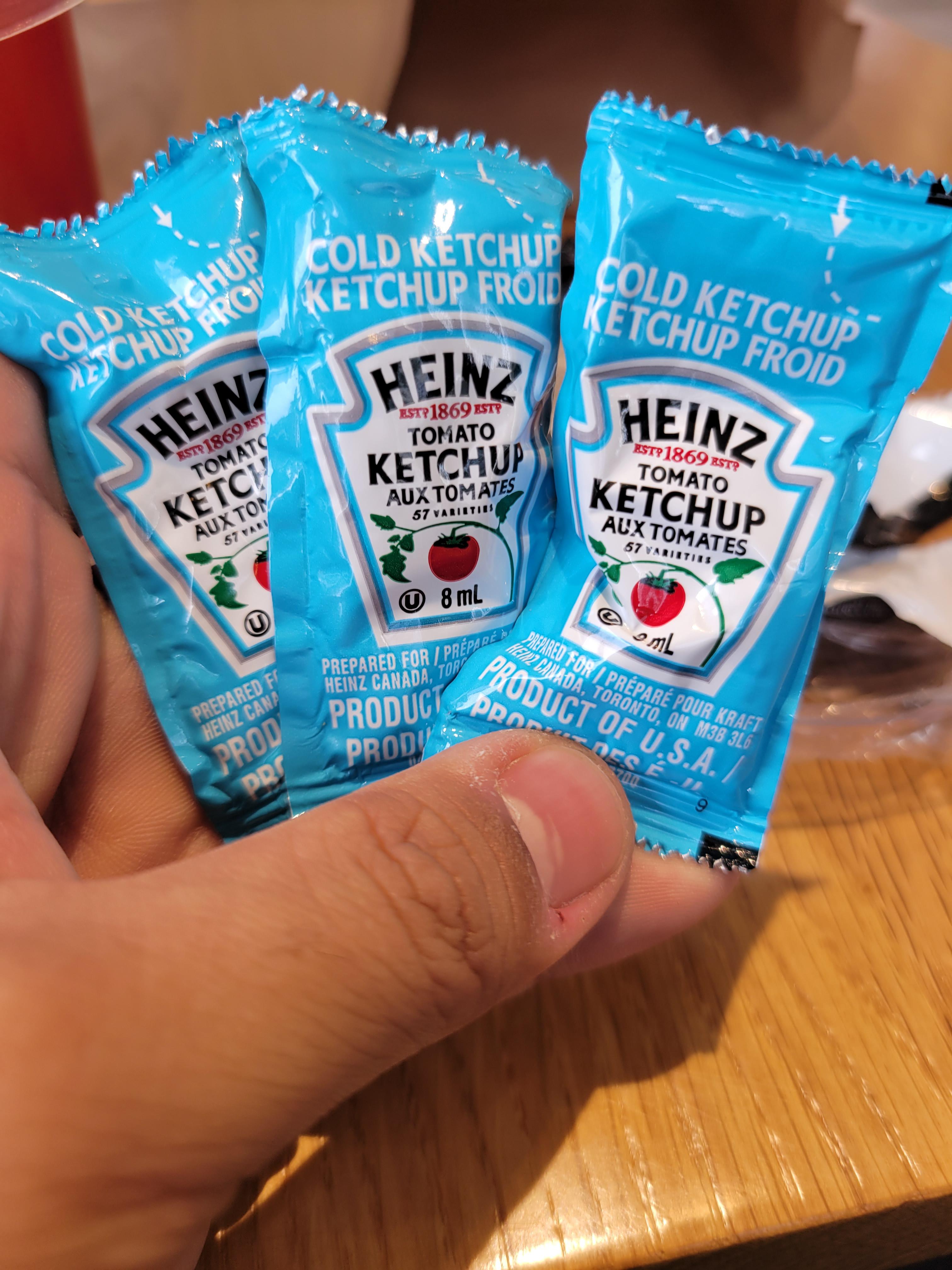 Apparently this is the first time I've seen cold ketchup. Anyone else ever seen or tried this? I