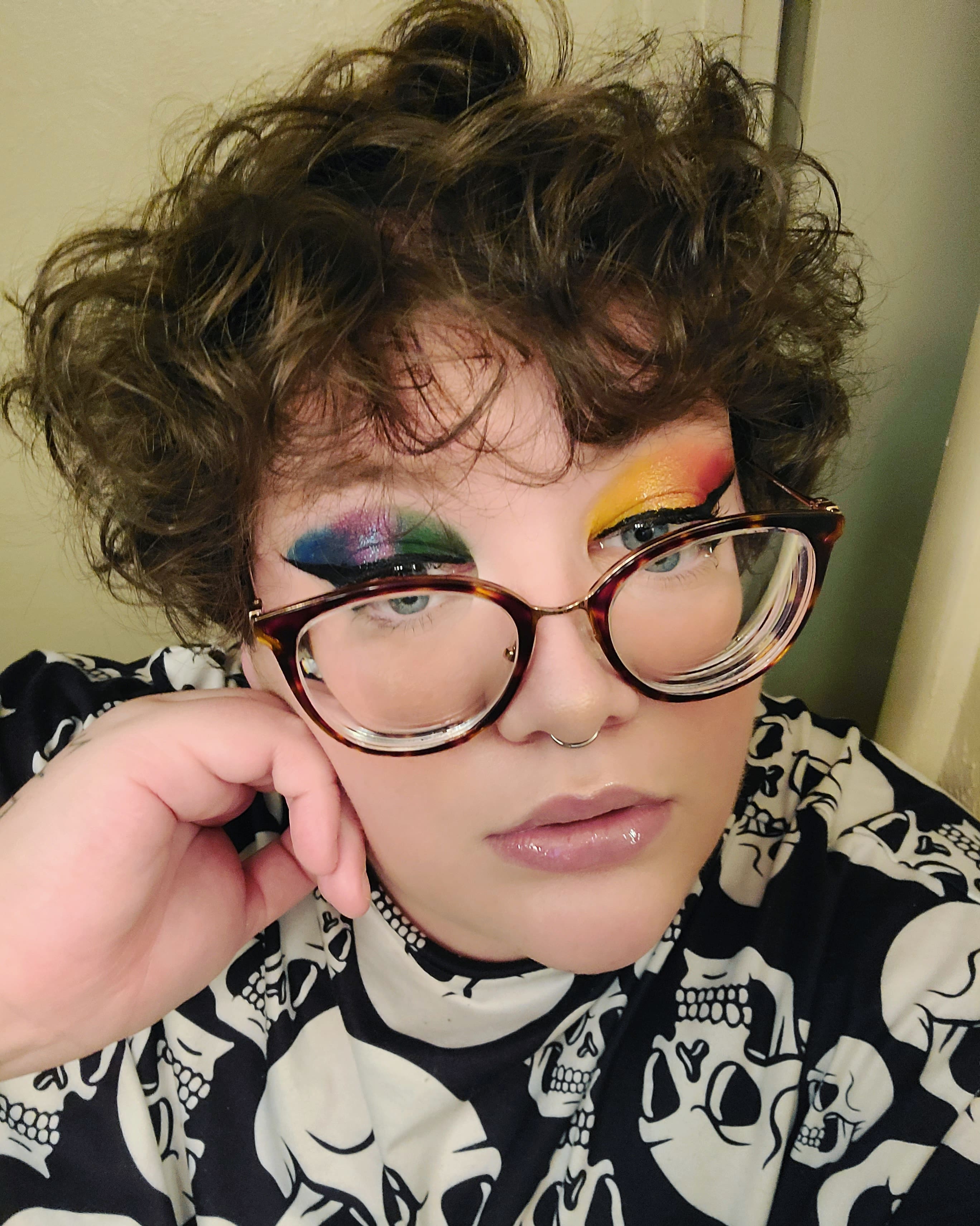 I'm legally blind without glasses, so blending still needs some work