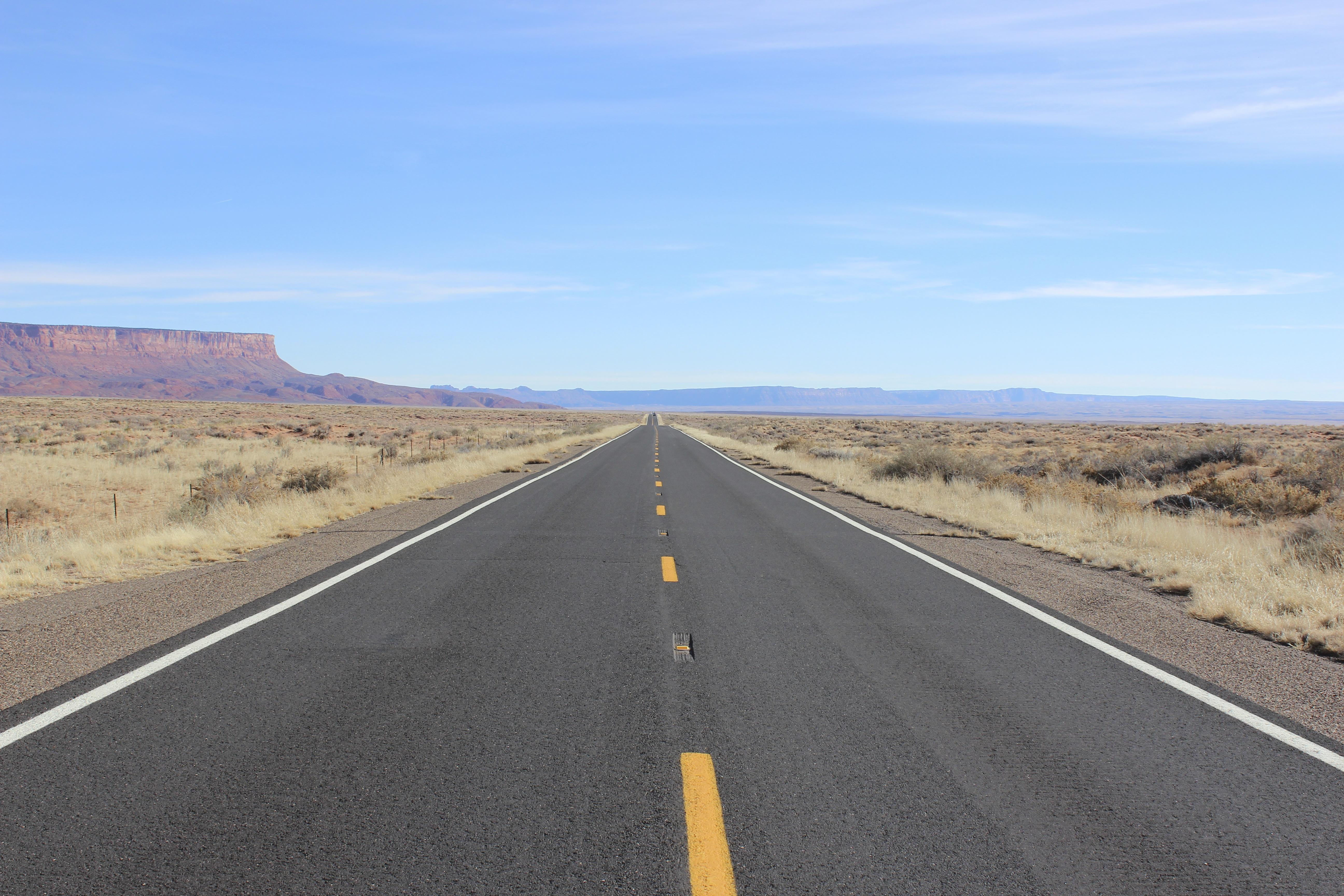 Highway 89, Arizona. The beauty and clarity of the open road. Next stop Zion NP. r/roadtrip