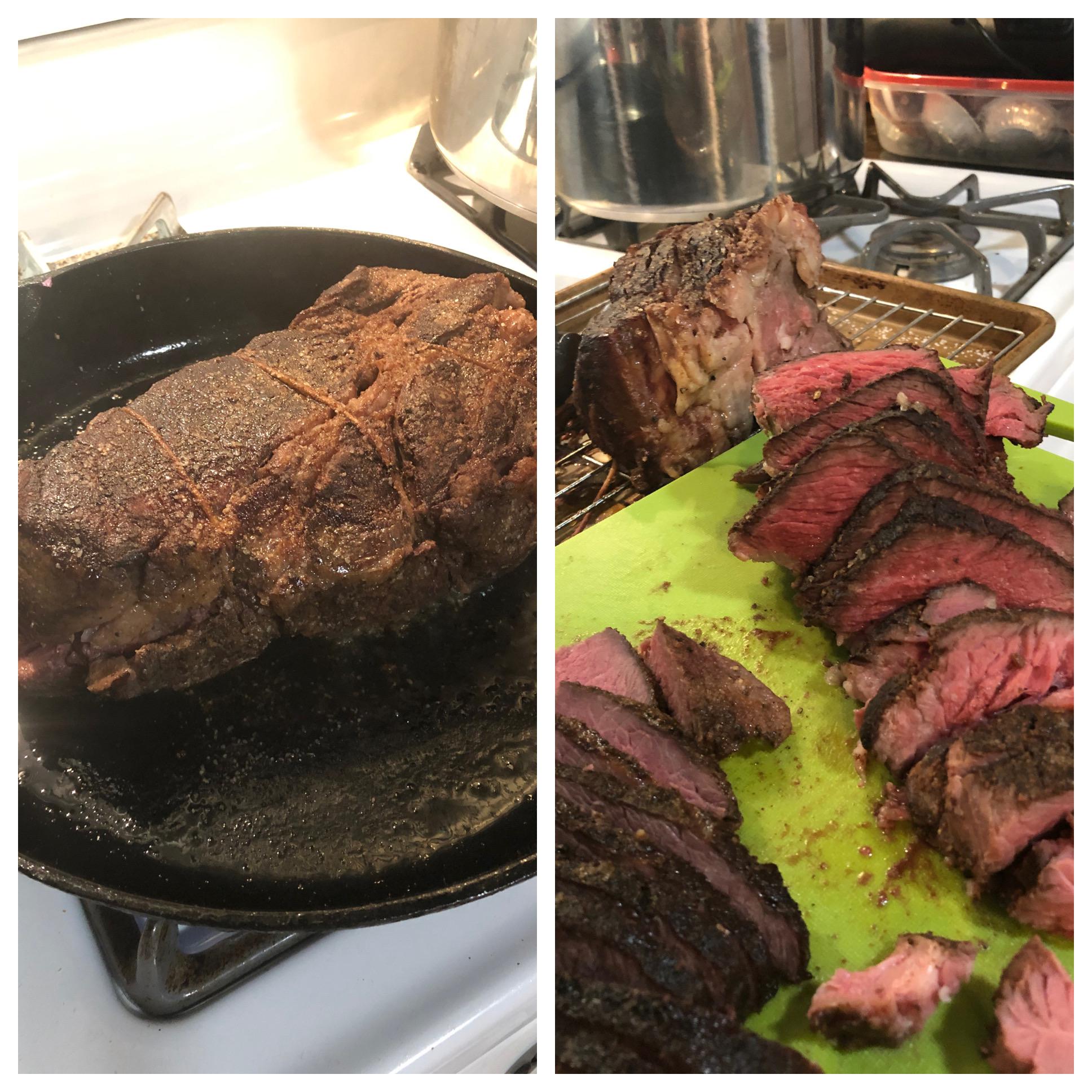 Perfectly fork tender roast beef. Chuck roast cooked Sous Vide 136