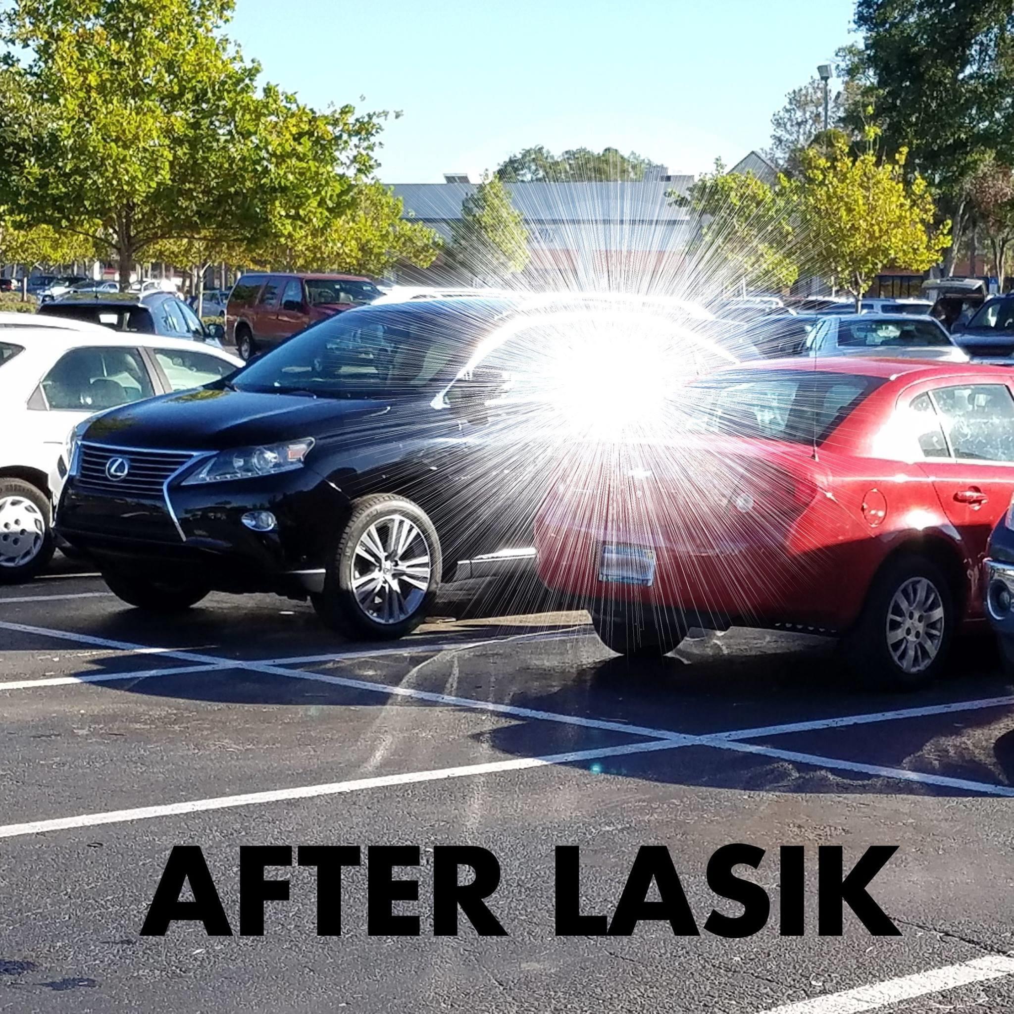 What is the reason for seeing these awful sunburst/daytime starburst