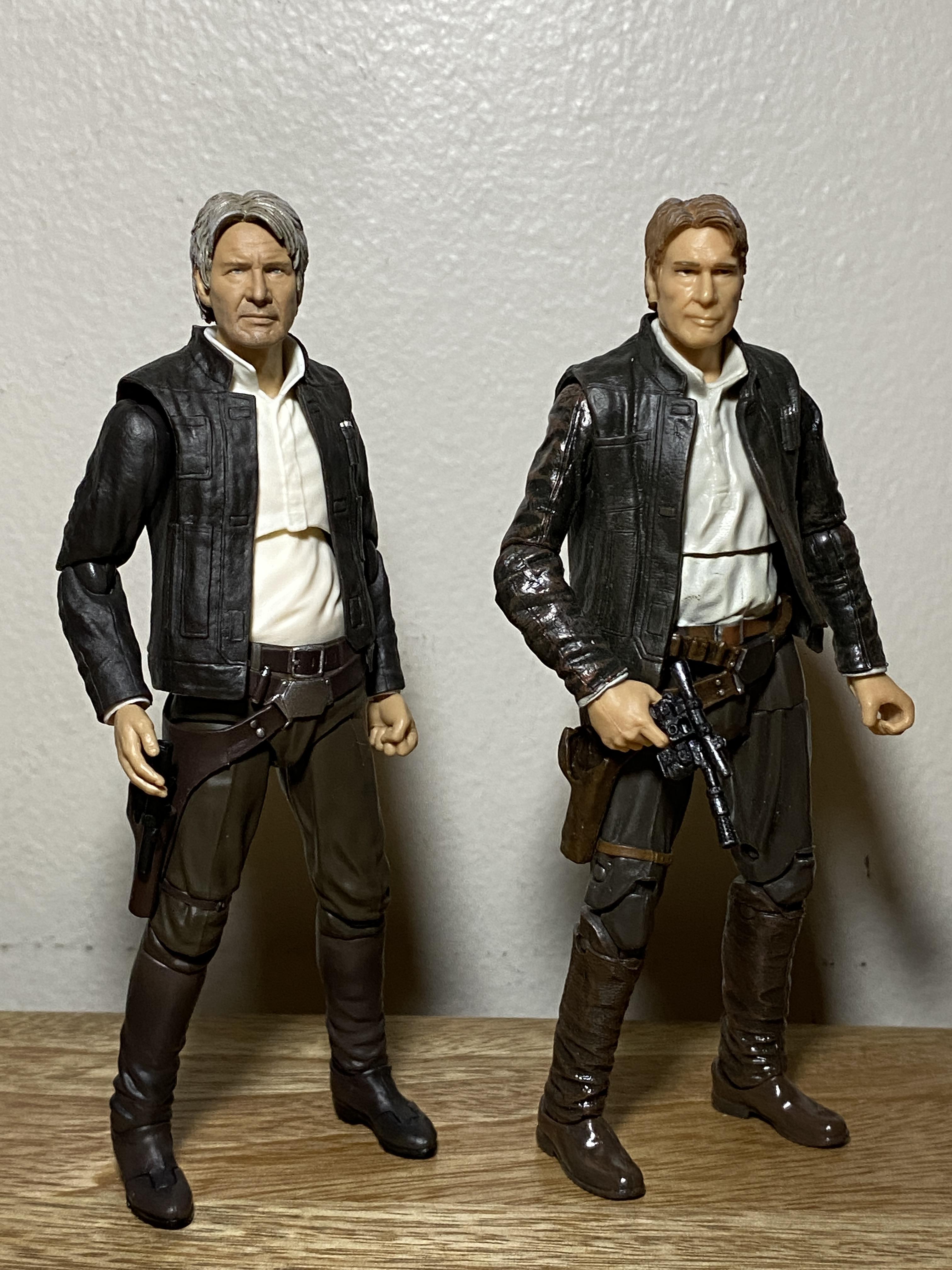 Figuarts vs. Black Series Han Solo r/starwarscollecting