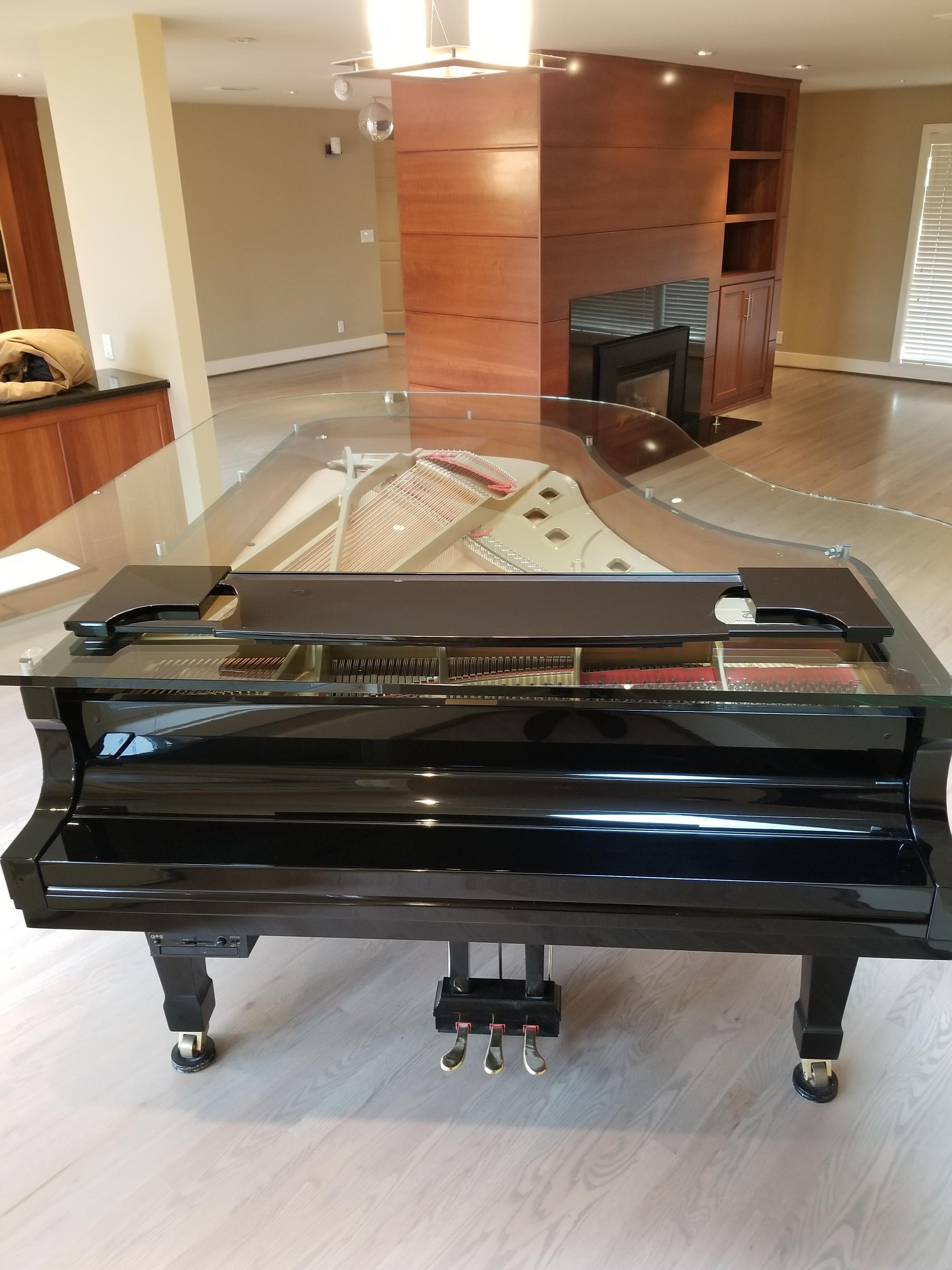 I don't play piano but I ran across this 6'10" steinway self playing