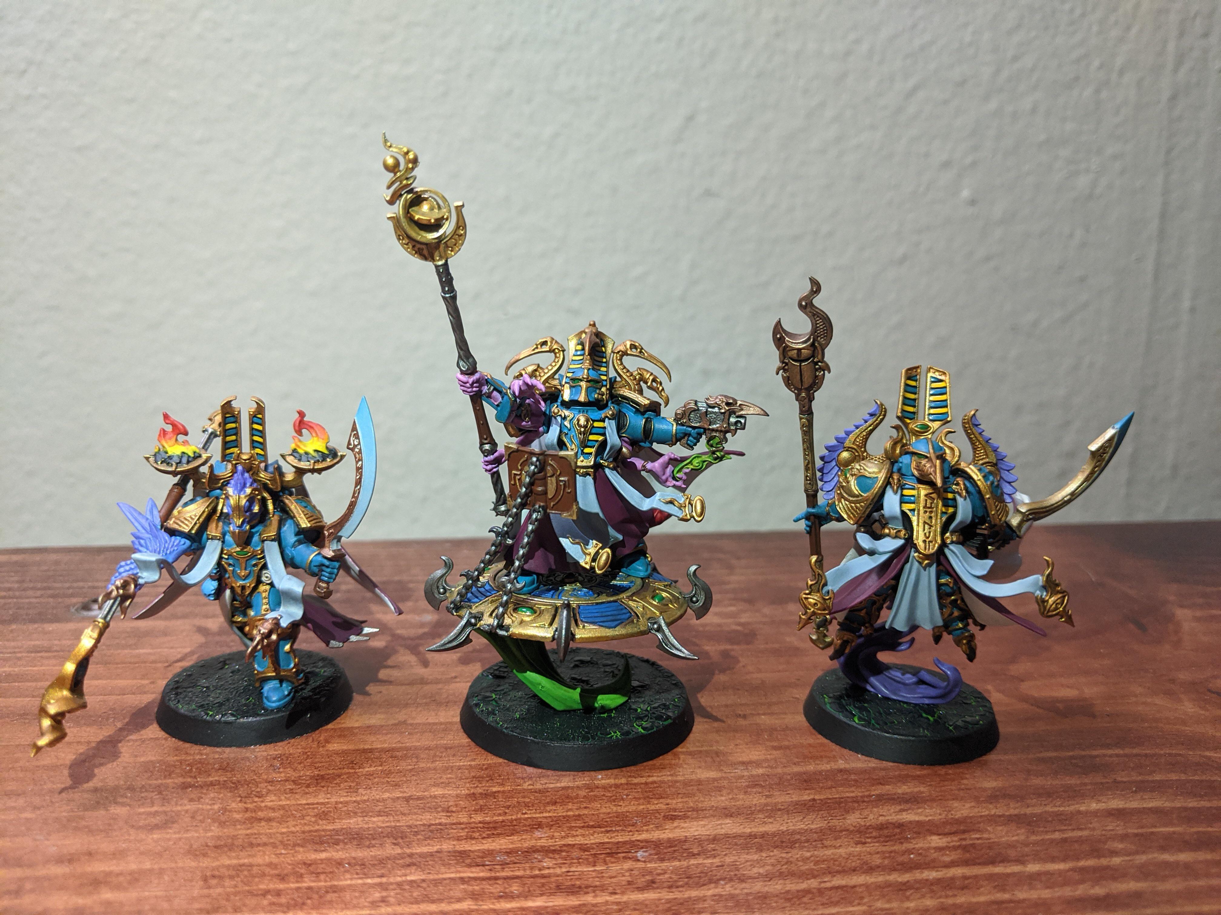 Finished these exalted sorcerers! Warhammer