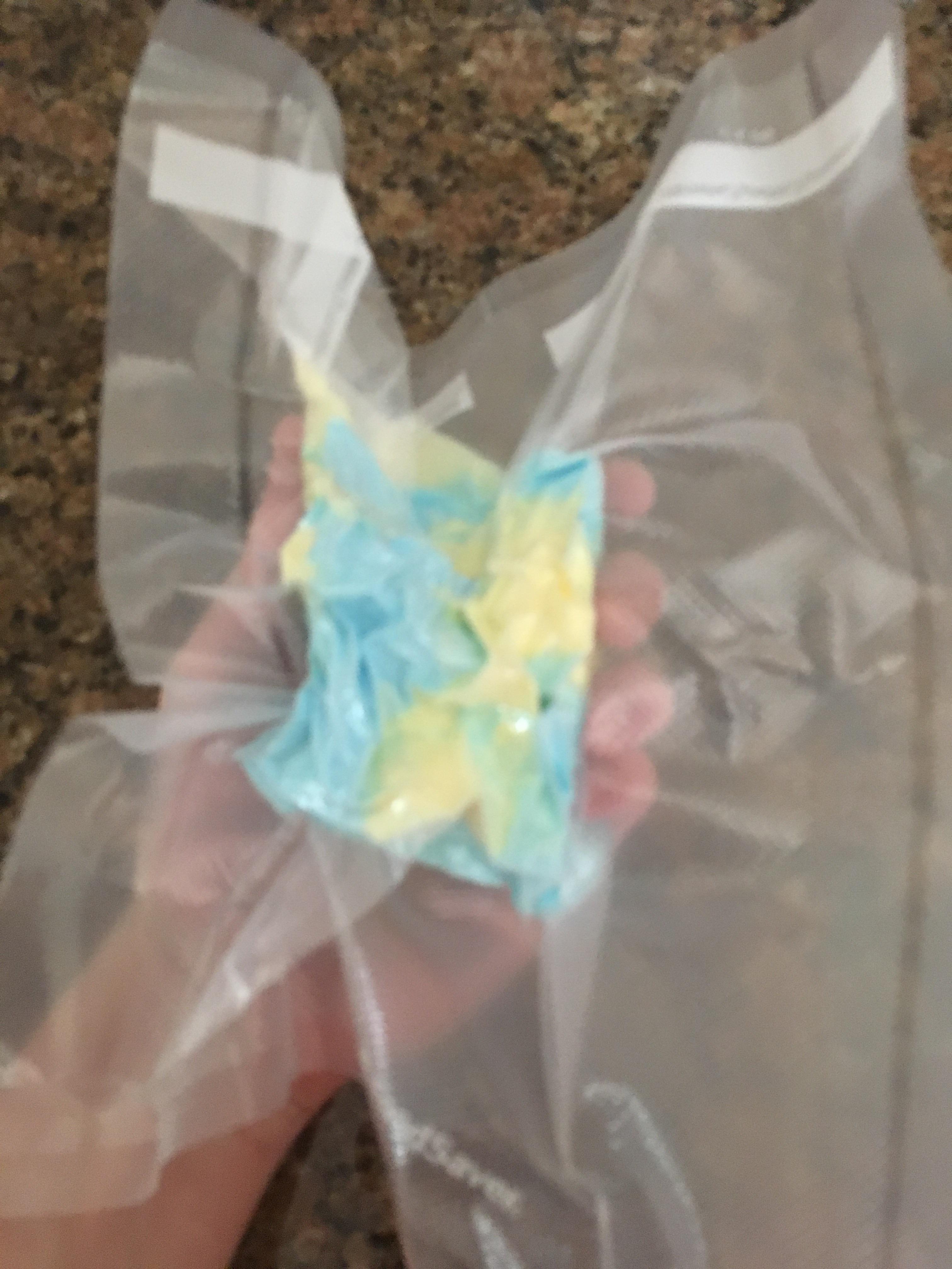 Vacuum sealed cotton candy. It’s better, as it’s silky and similar