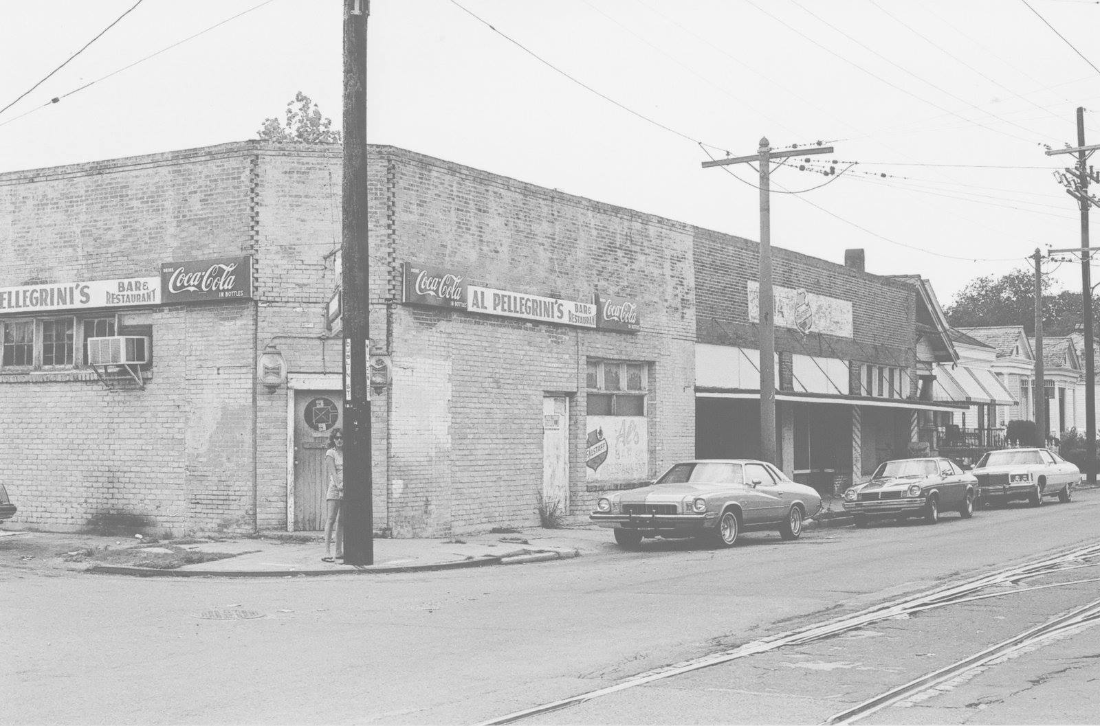 'Al Pellegrini's Pool Hall, Bar, & Restaurant', 8200 Willow St. New Orleans, 1976. Jimmy Anselmo