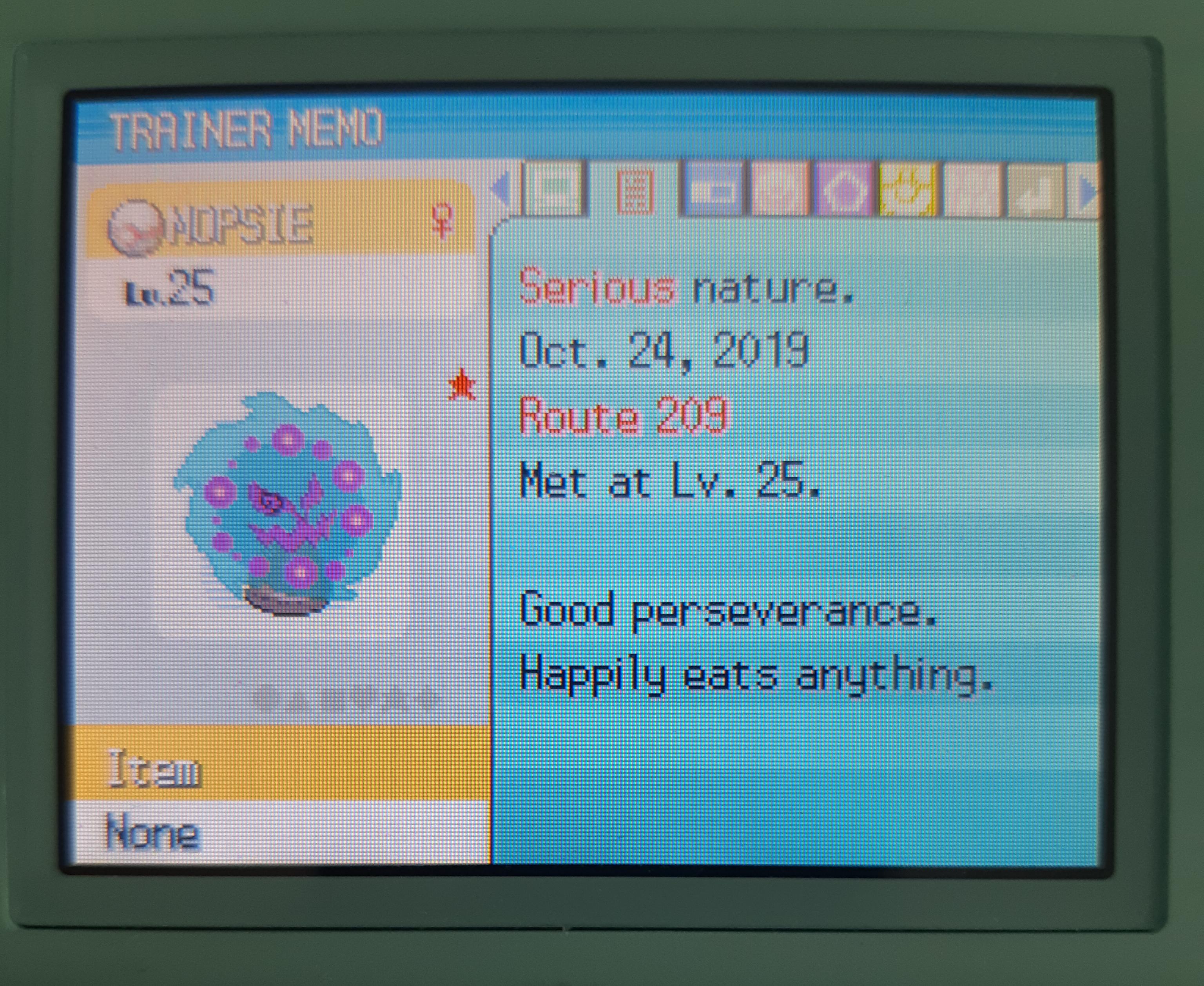 [4] Shiny Spiritomb in platinum after just 319 SRs!!! Started this