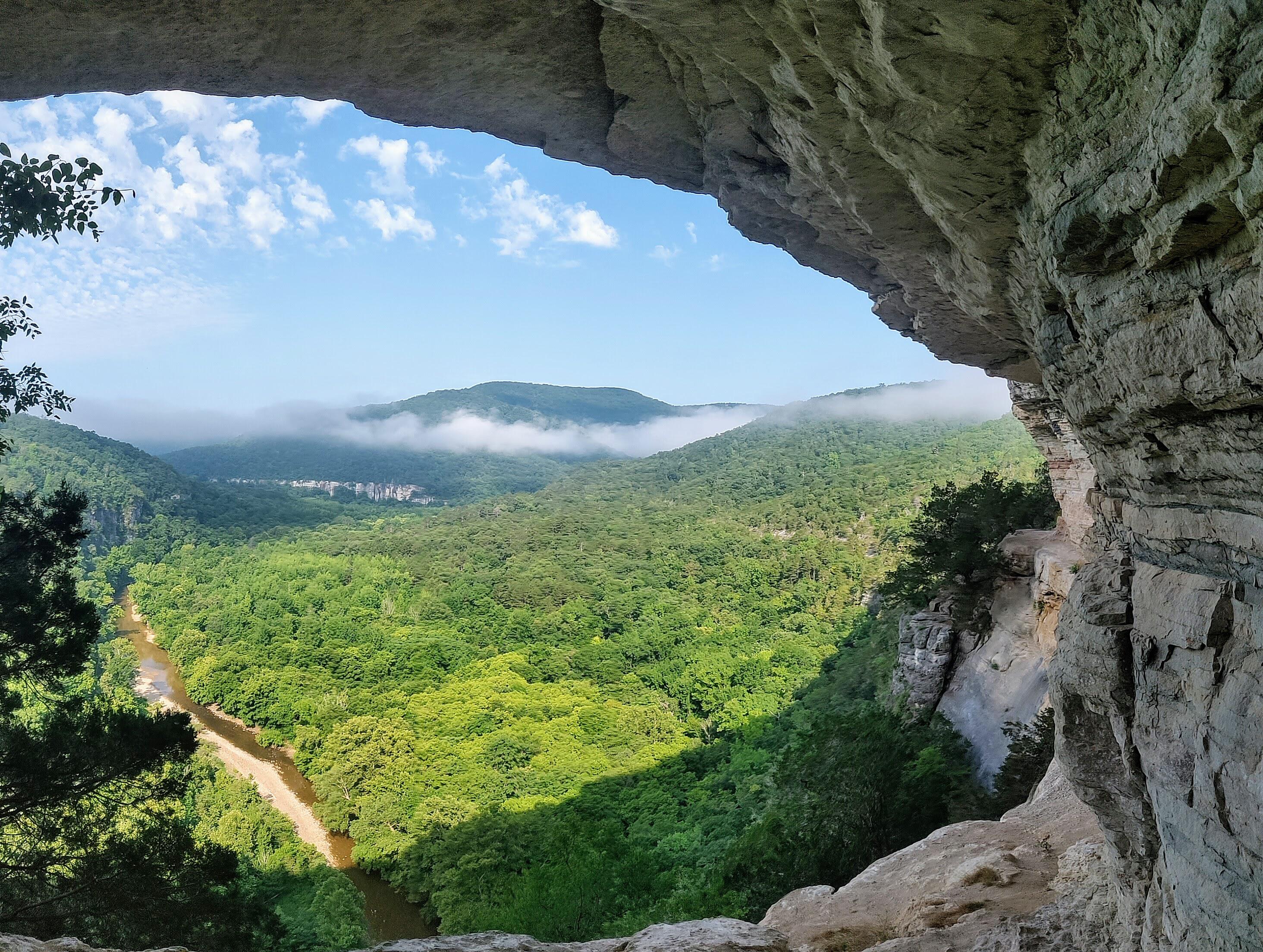 Wonderful outing to the Big Bluff Goat trail by Buffalo River in